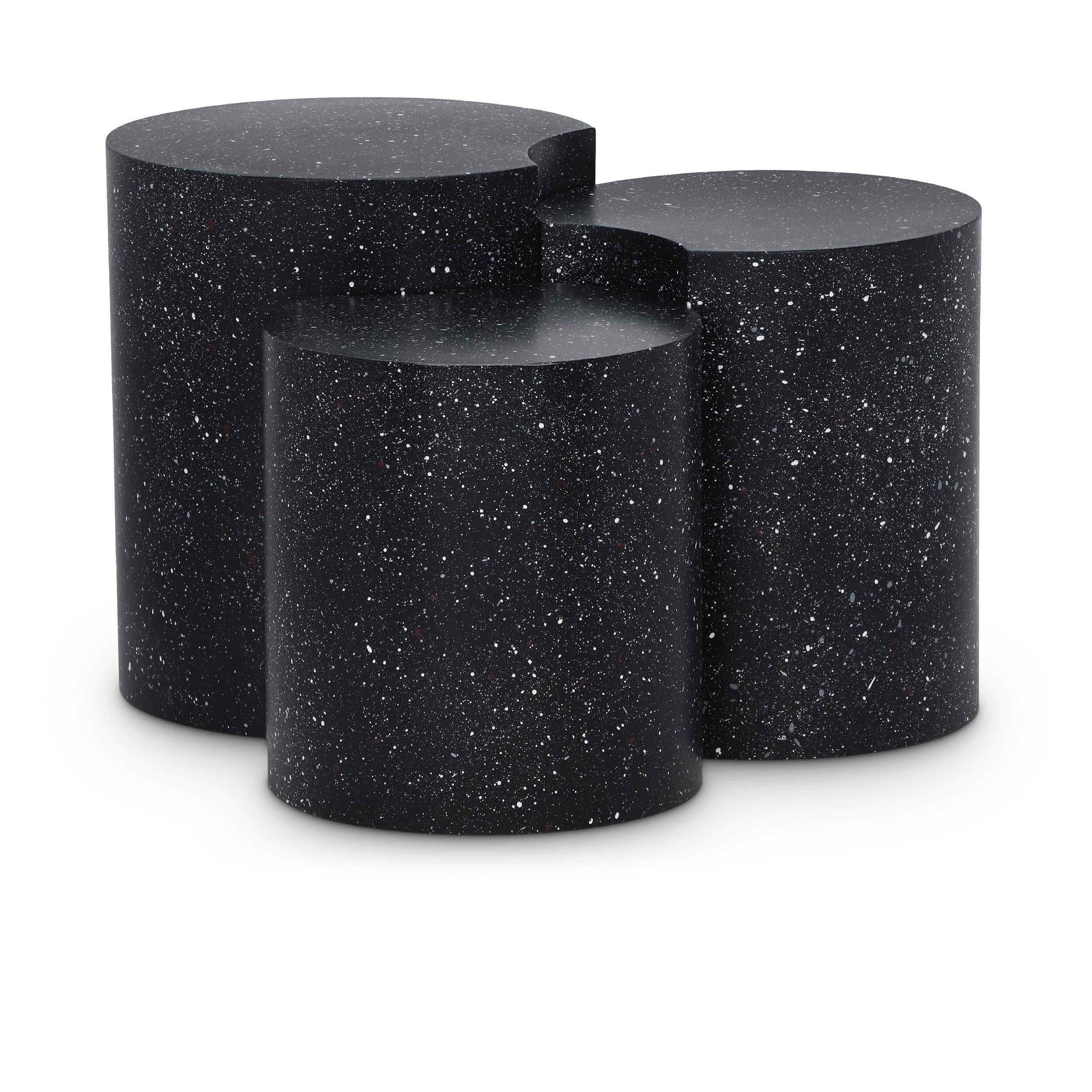 Meridian Dimple Black End Table