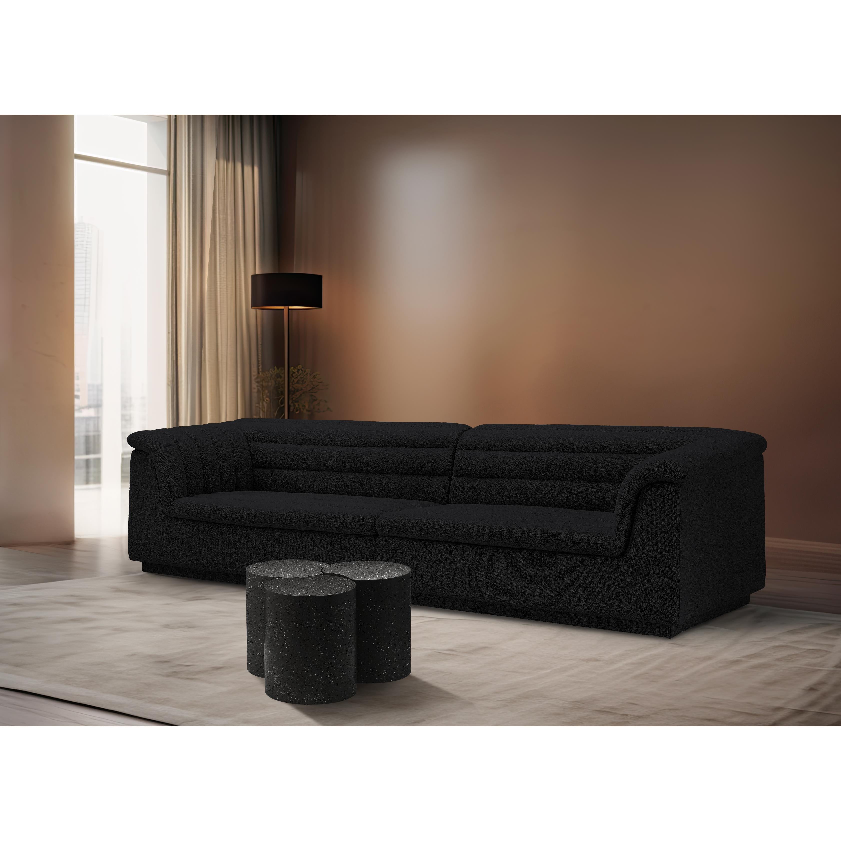 Meridian Dimple Black Coffee Table
