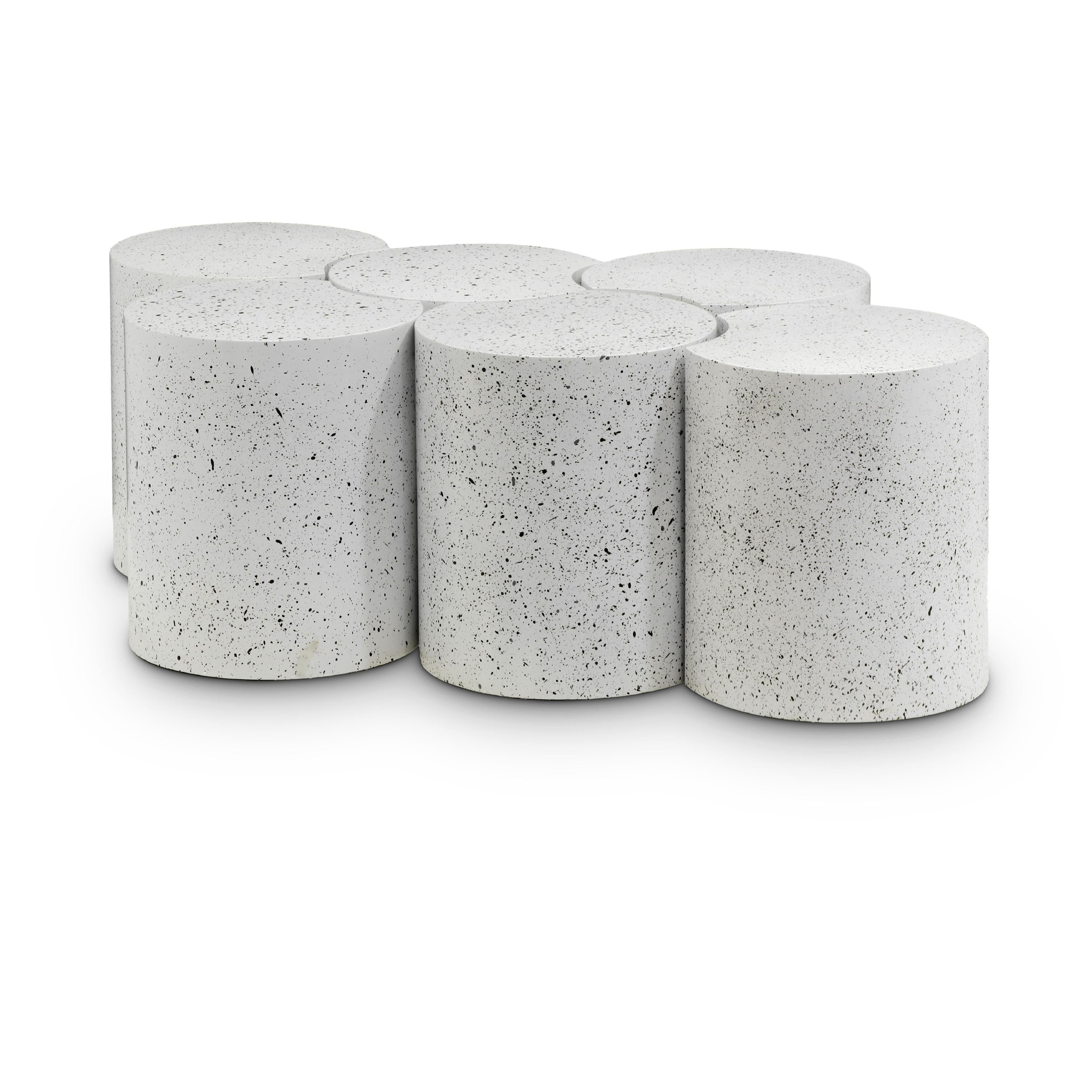 Meridian Dimple White Coffee Table