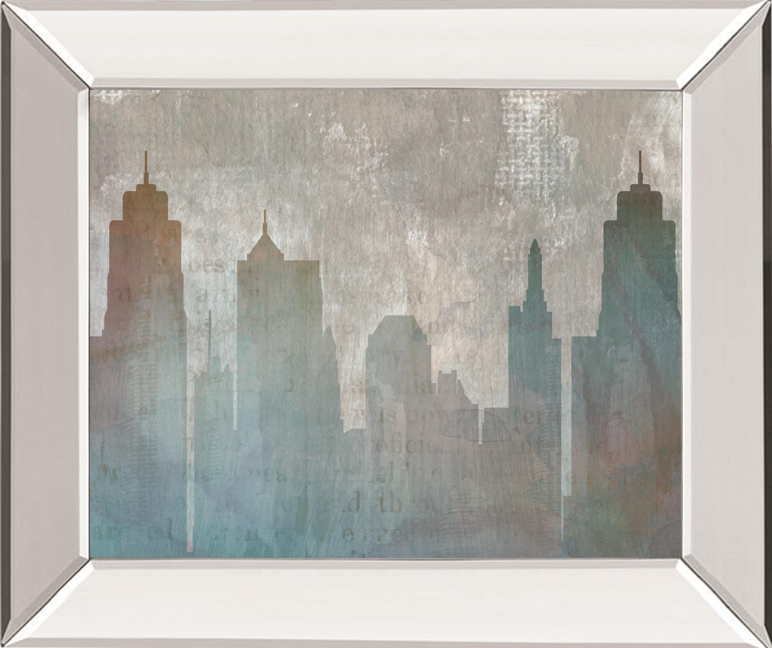 Urban Reflections By Louis Dunca-He 22X26 Mirror Frame Print