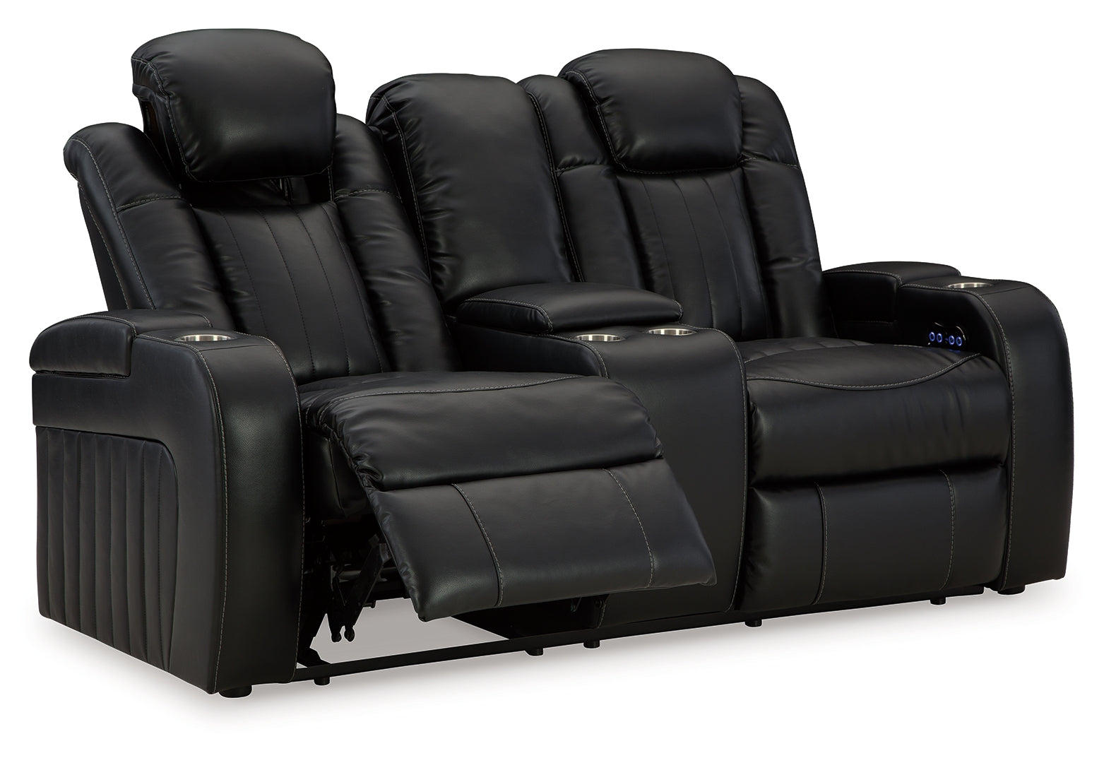 Caveman Den PWR REC Loveseat/CON/ADJ HDRST