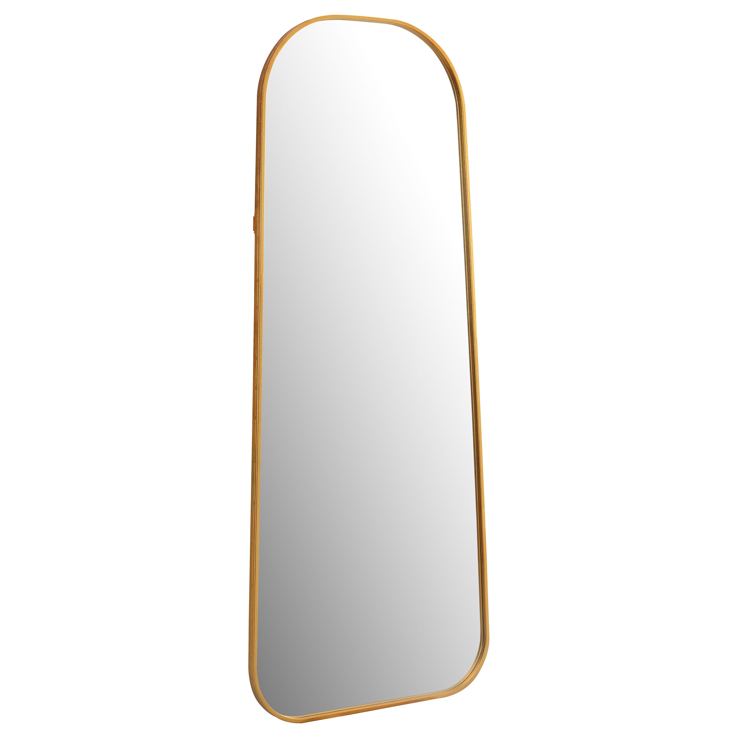Simeon 20 x 52 Inch Length Floor Mirror Antique Gold