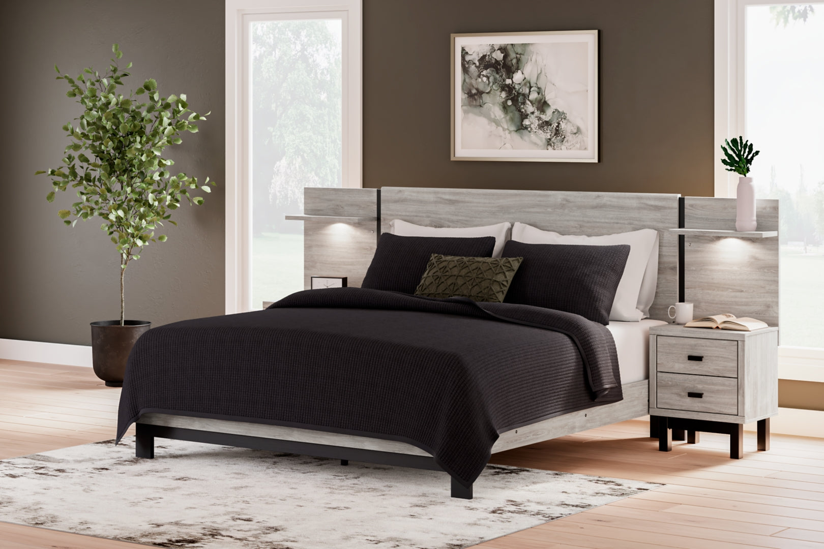 Vessalli Panel Bed
