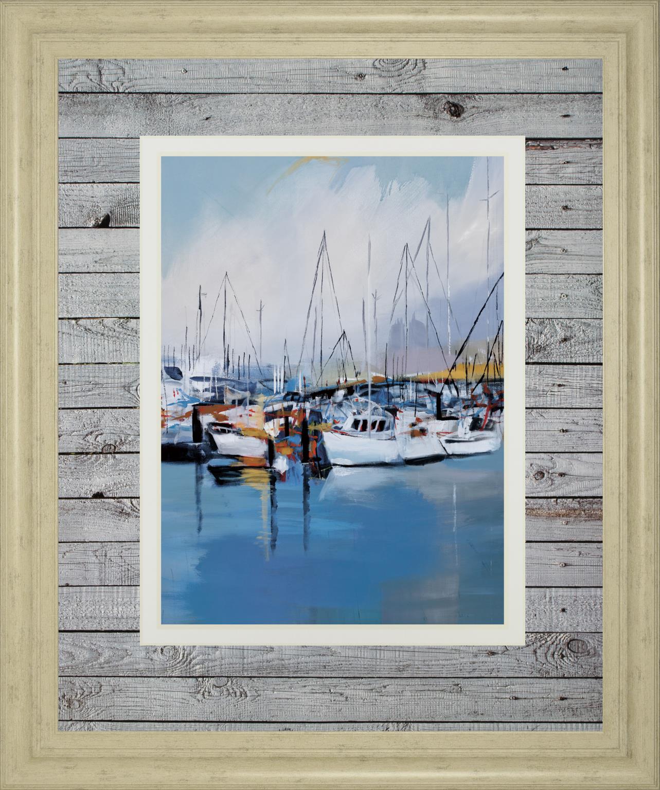 Along The Quay By Fitsimmons, A. 34X40 Framed Print