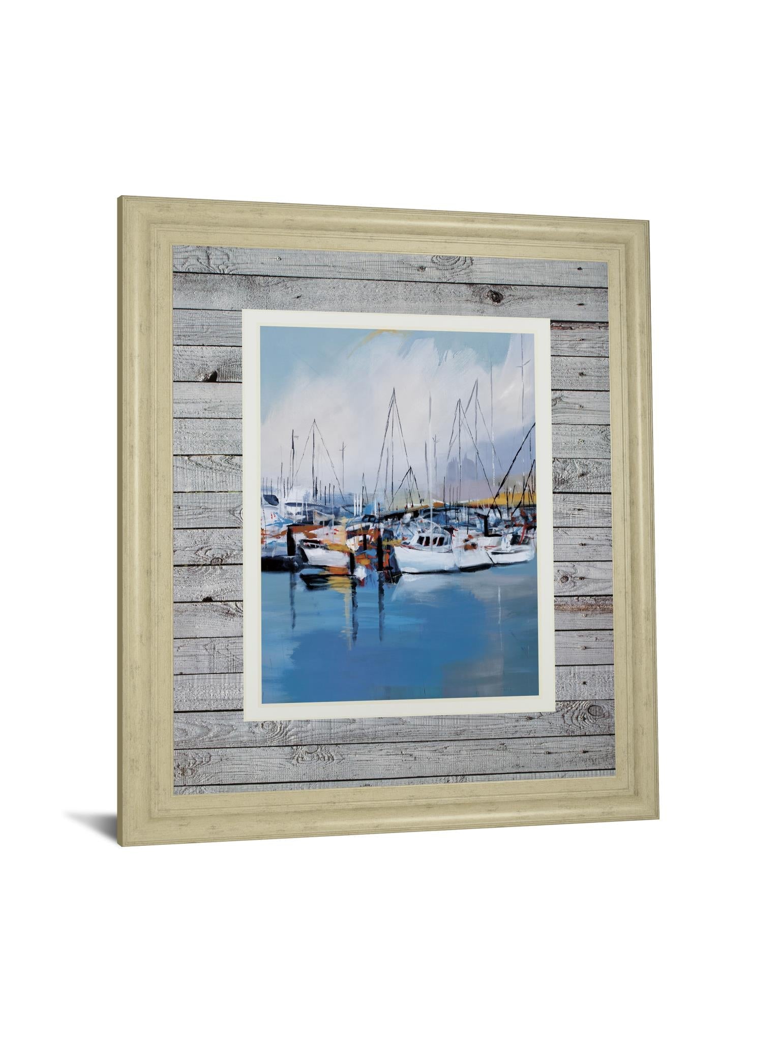 Along The Quay By Fitsimmons, A. 34X40 Framed Print