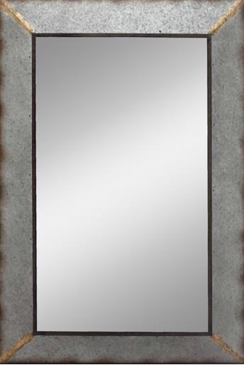 Metal Wall Mirror Mixed Media