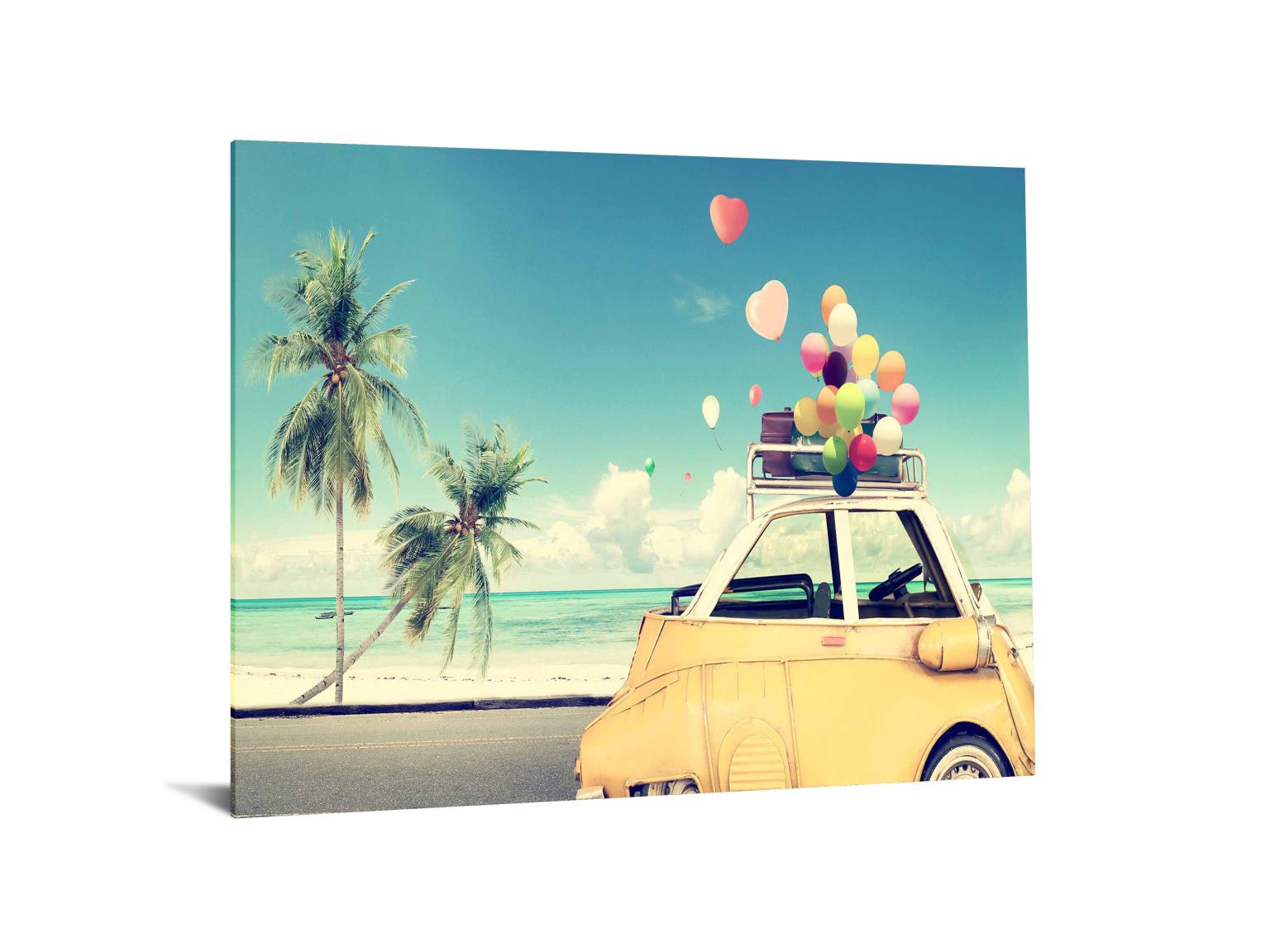Temp Glass W/Foil - Car W/Balloons Tempered Glass