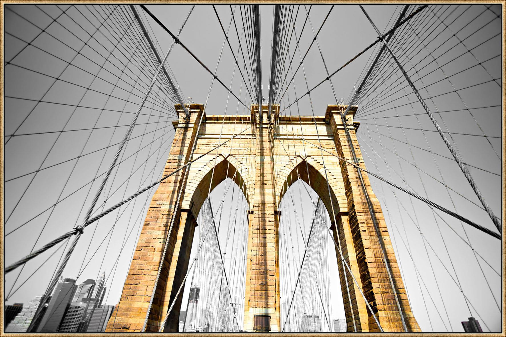 Temp Glass W/Foil - Brooklyn Bridge Tempered Glass