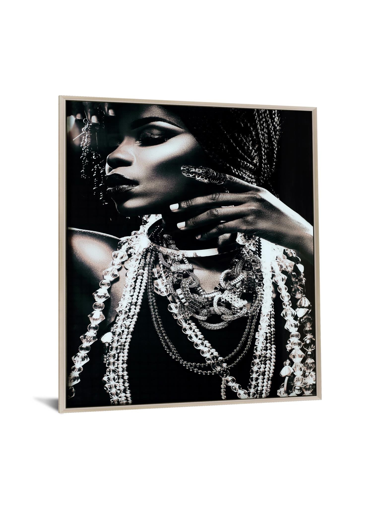 Temp Glass W/Foil - Woman Jewelry Front Profile Tempered Glass