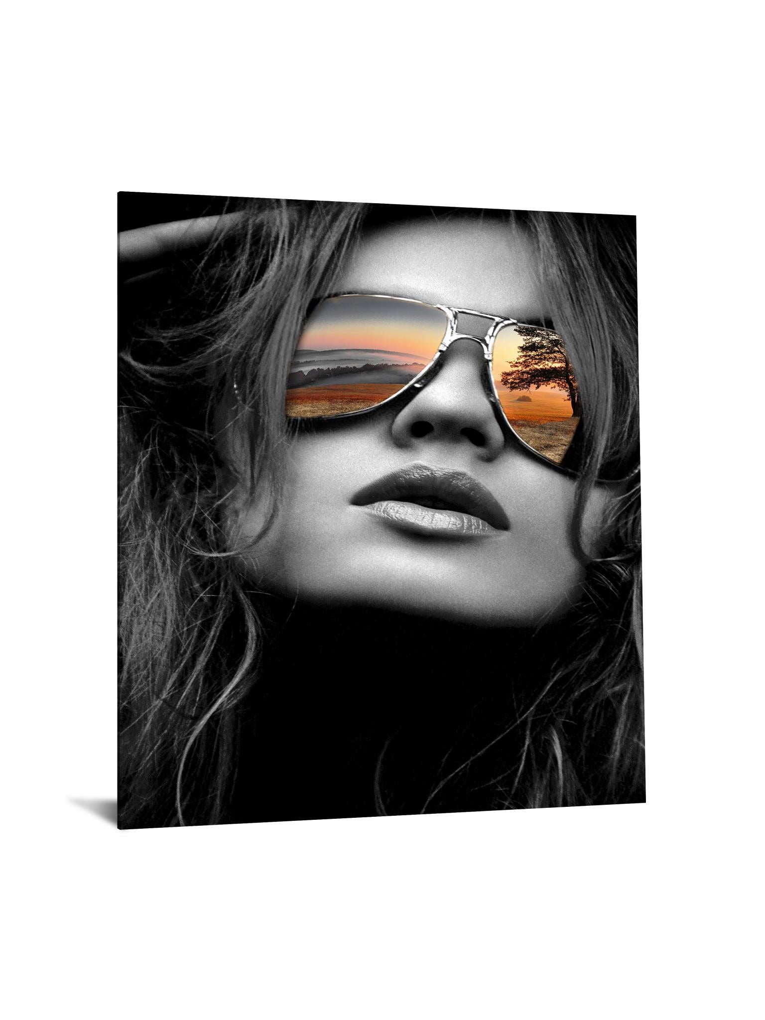Temp Glass W/Foil - Reflective Shades Tempered Glass