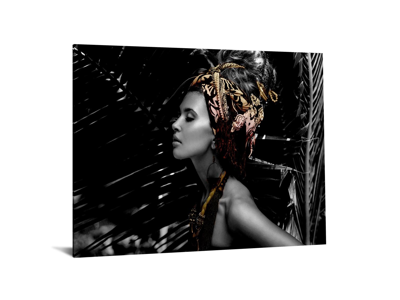 Temp Glass W/Foil - Woman Head Piece Tempered Glass