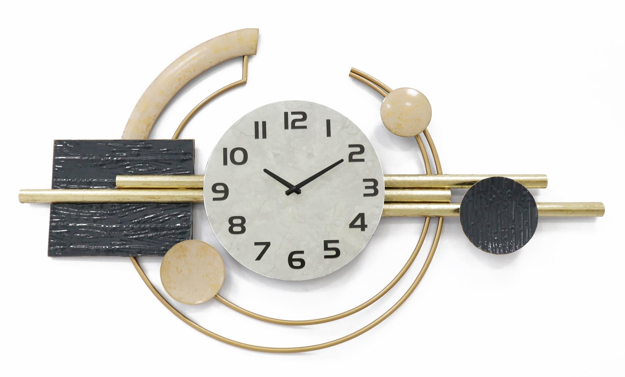 Metal Wall Clock Mixed Media