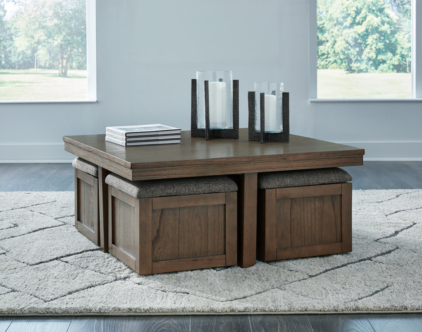 Coffee Table with 2 End Tables