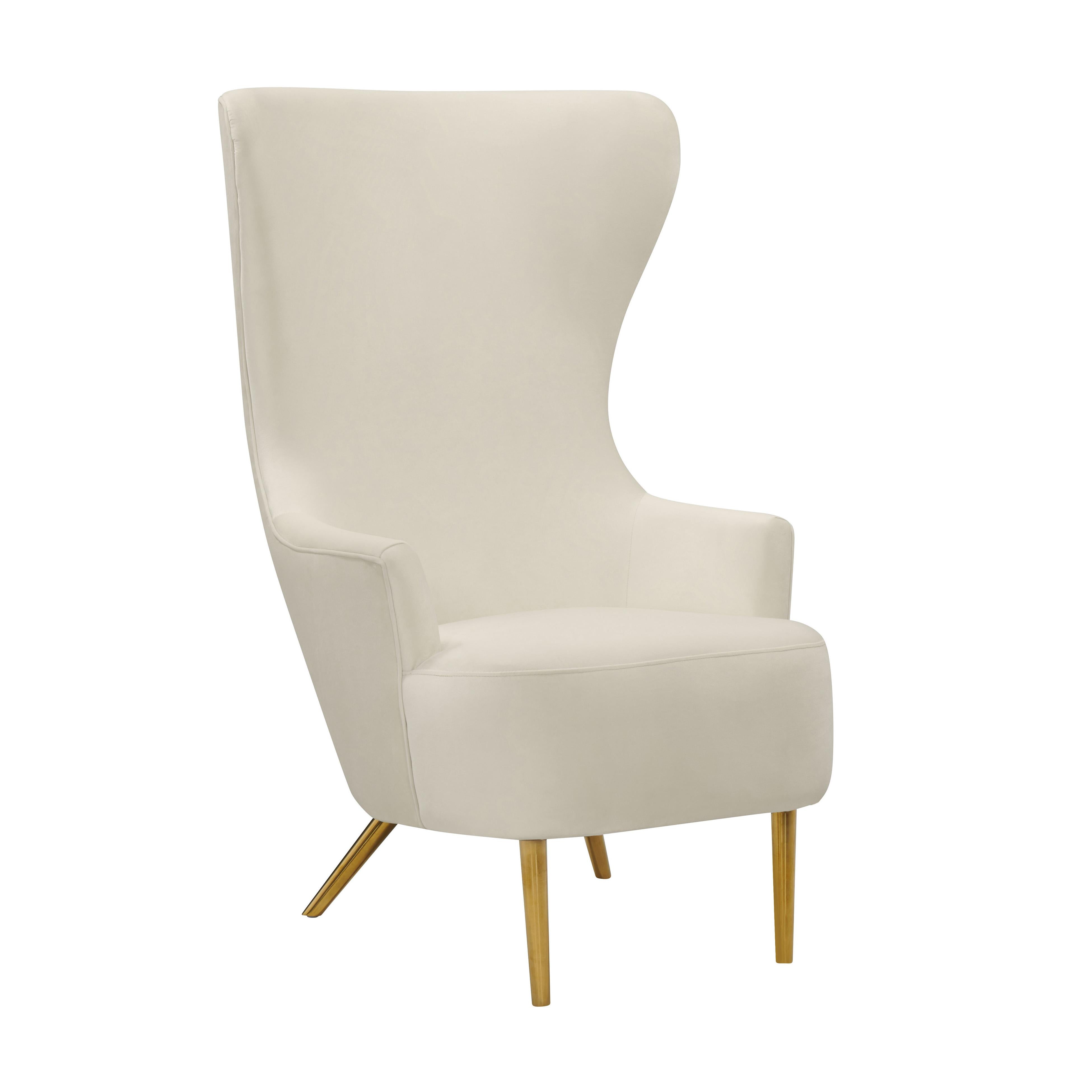 Julia Cream Wingback Chair - UK