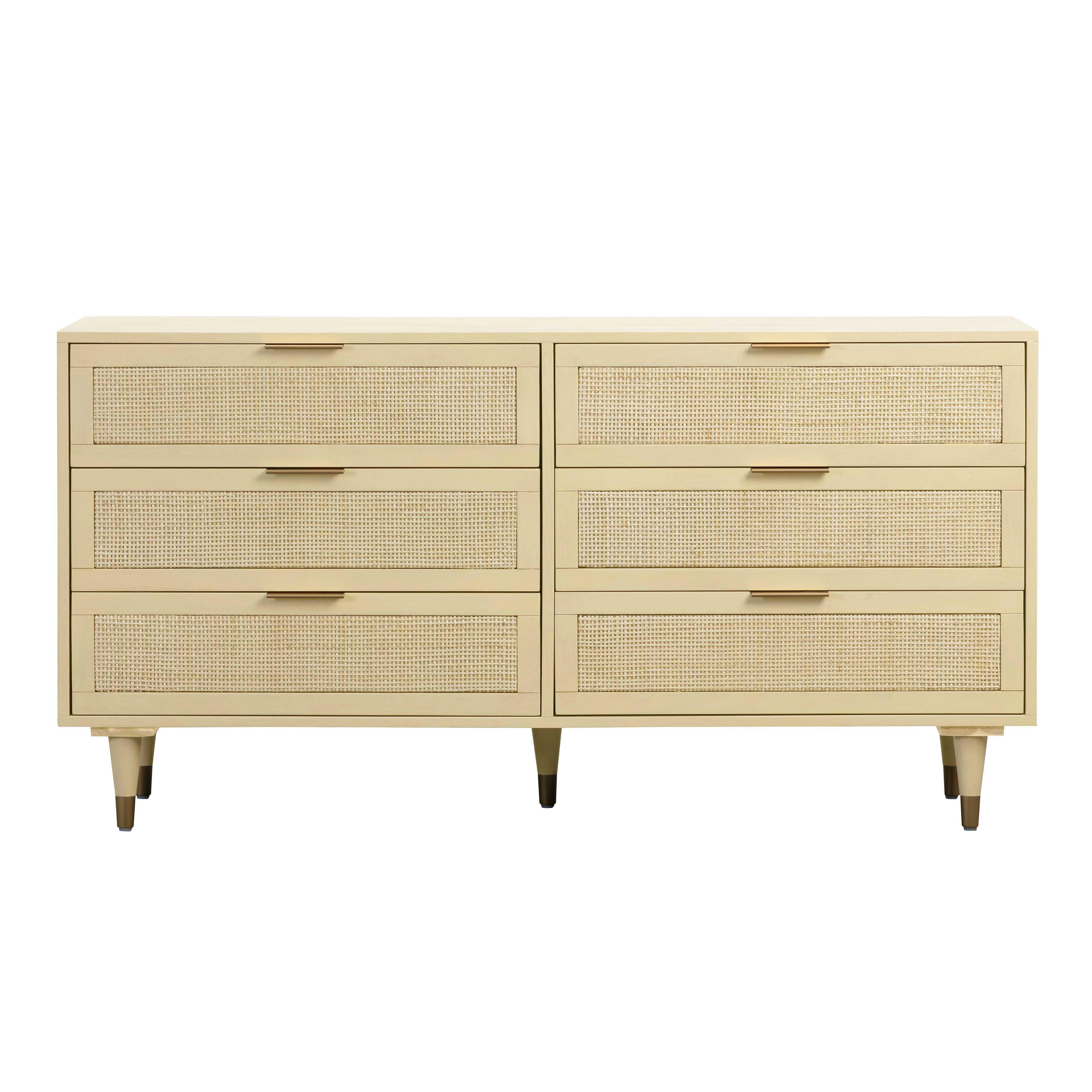 Sierra Buttermilk 6 Drawer Dresser