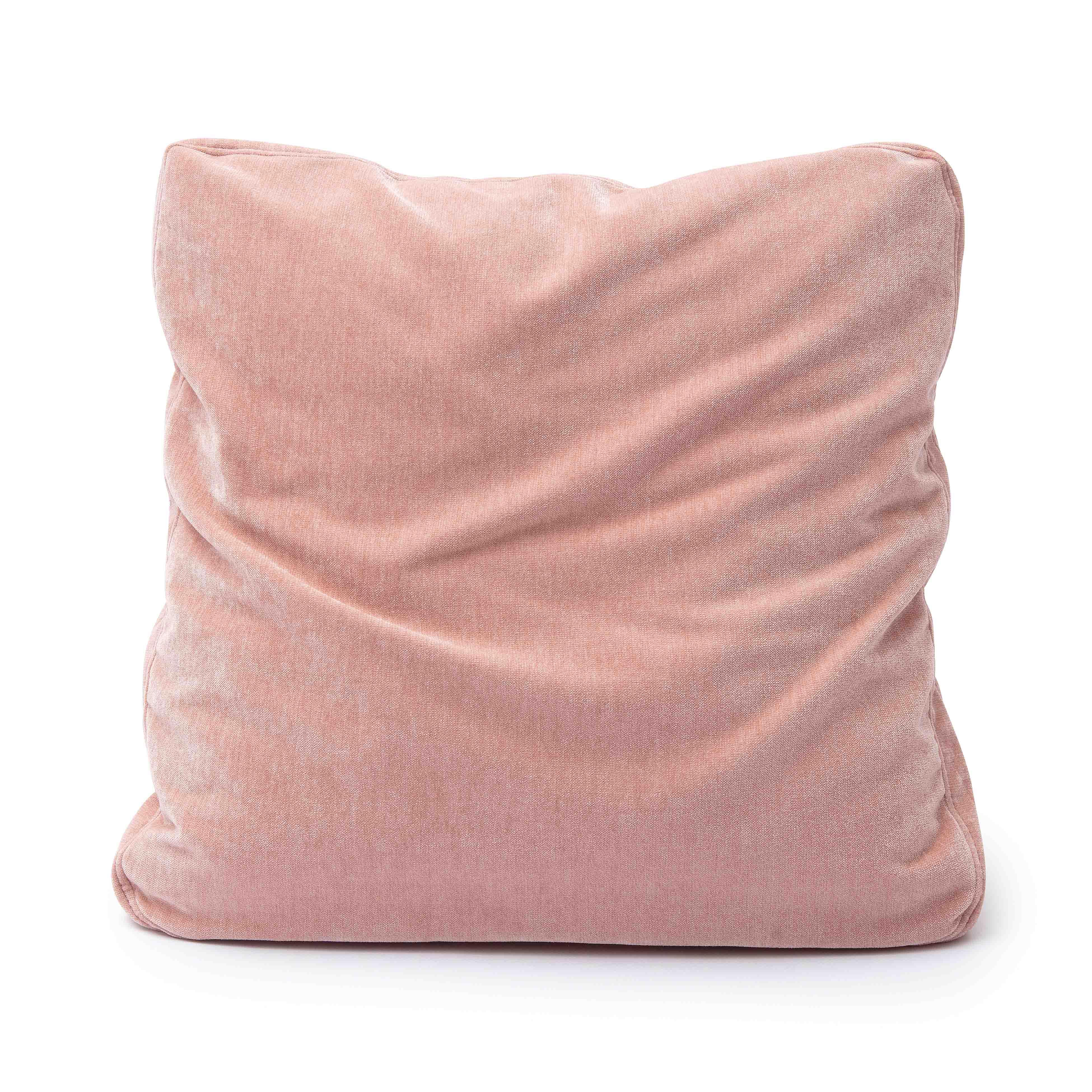 Tipsy Rose Upcycled Chenille 24" x 24" Square Floppy Pillow