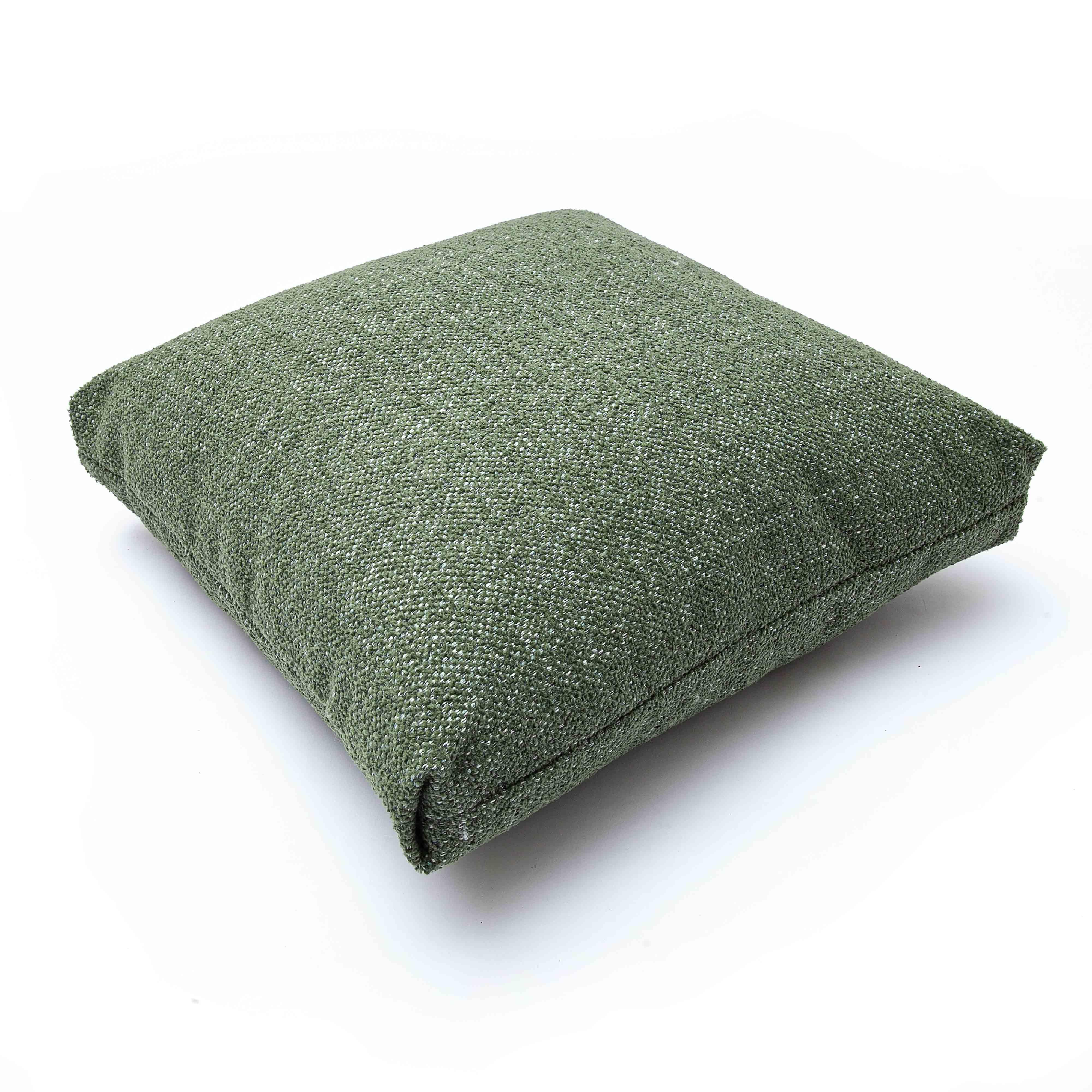 Malolo Green Basketweave 16 inch Square Vegan-Down Pillow
