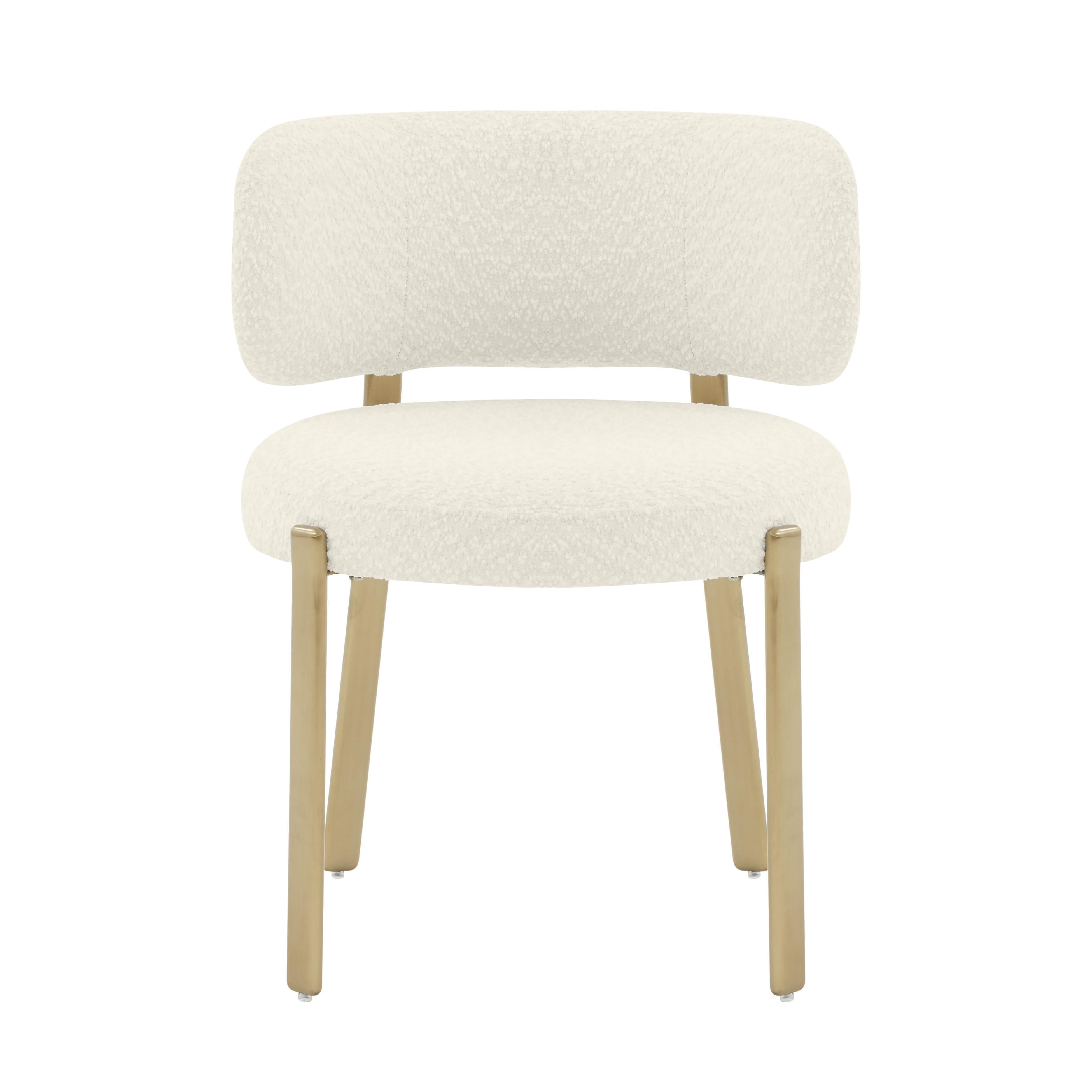 Margaret Cream Boucle Dining Chair - UK
