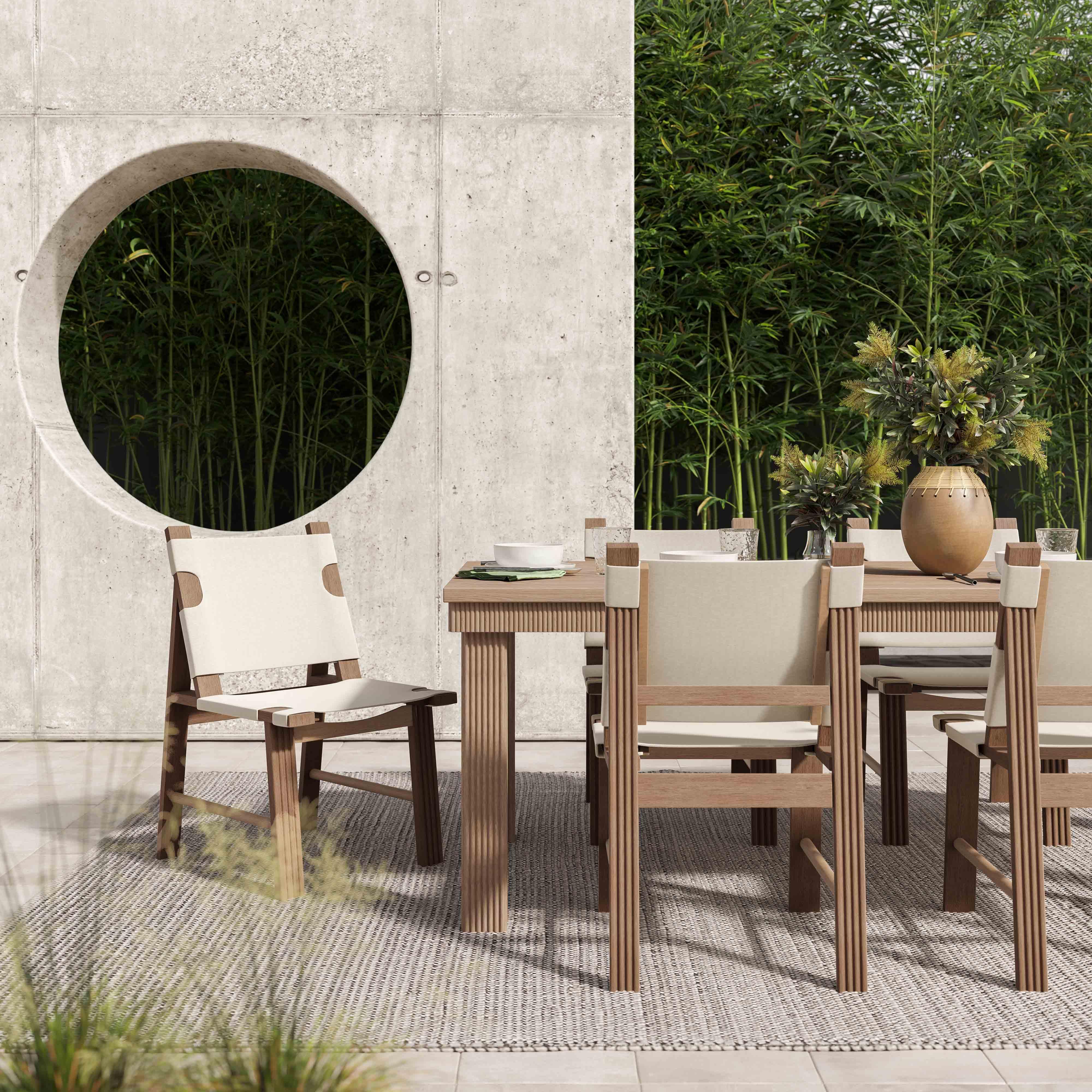 Cassie Cream Outdoor Dining Chair - Set of 2