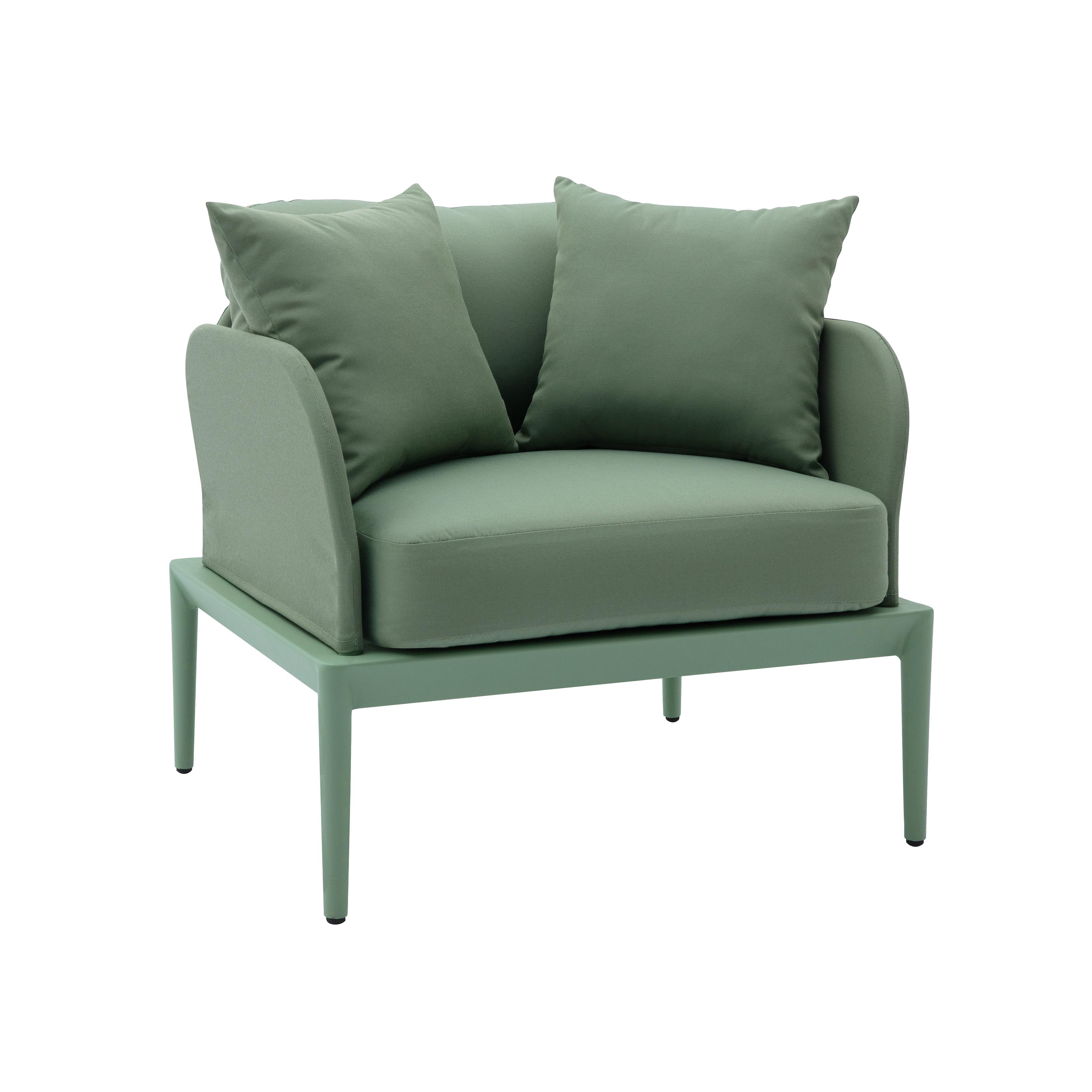 Kapri Moss Green Outdoor Armchair