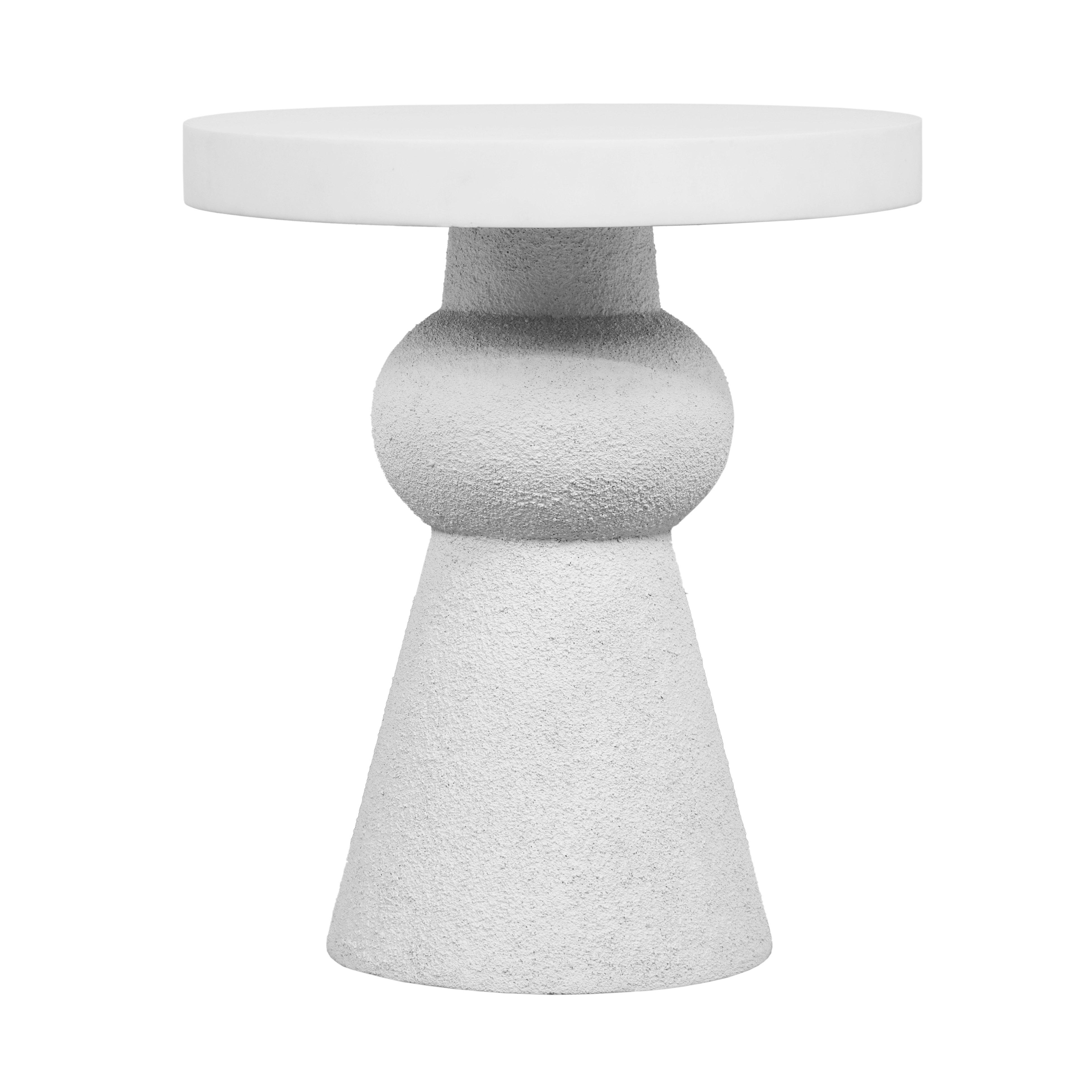 Lupita White Side Table - UK