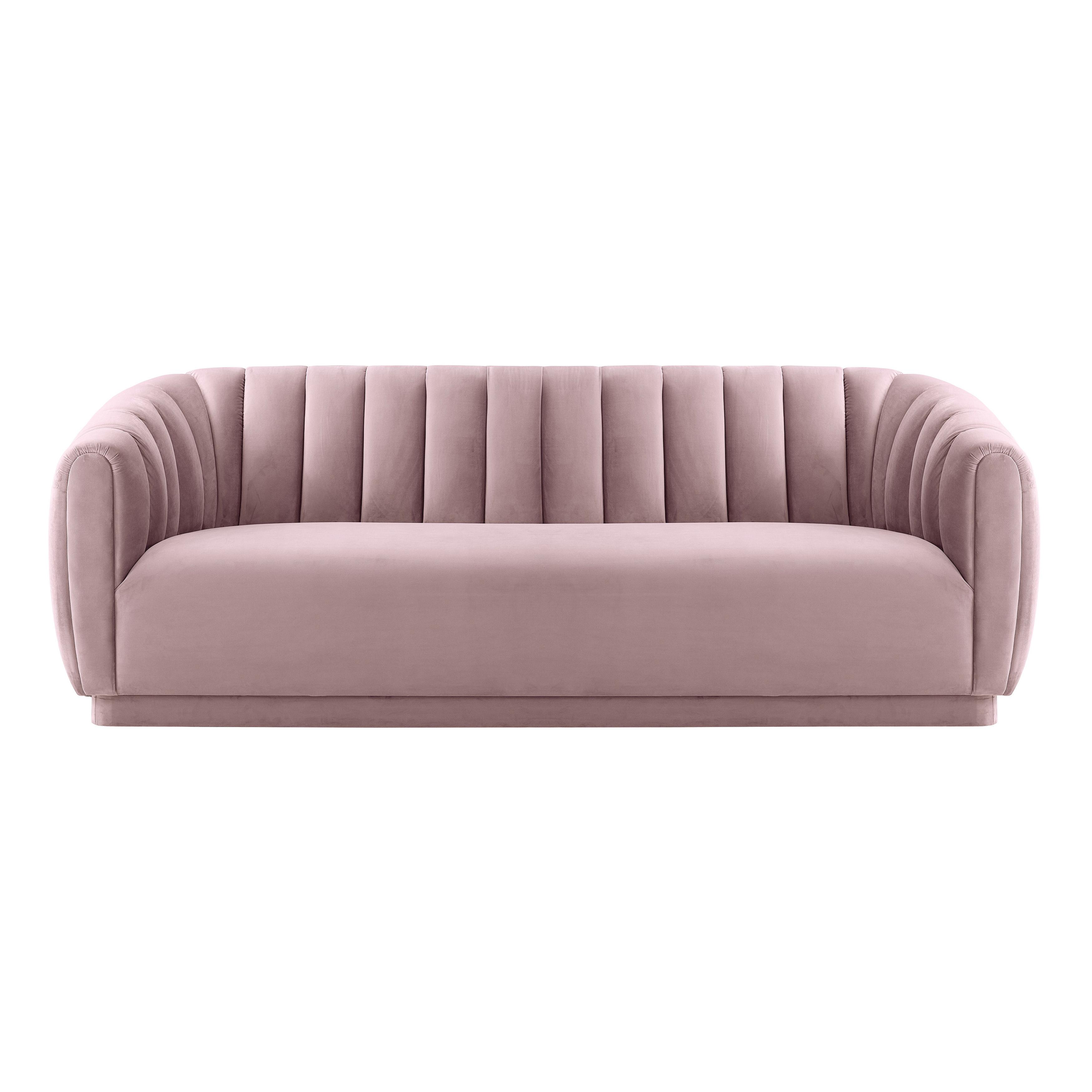 Arno Mauve Velvet Sofa