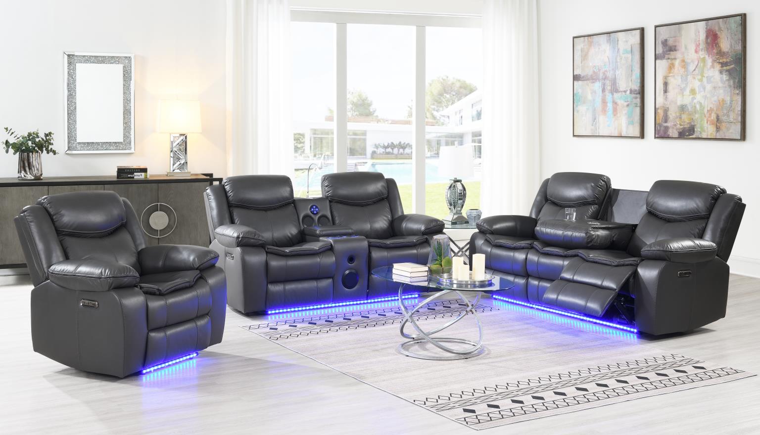 Altari Gray Power Reclining Living Collection