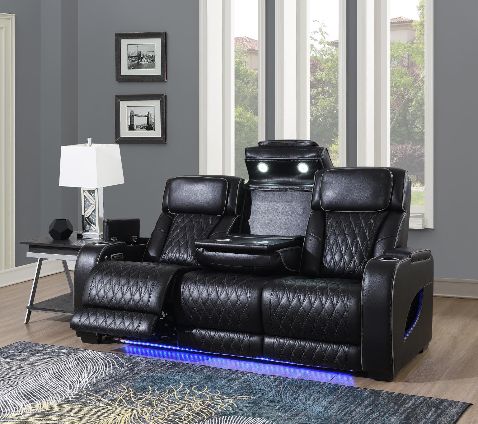 Portia Power Reclining Sofa-Power Reclining Loveseat Living Collection