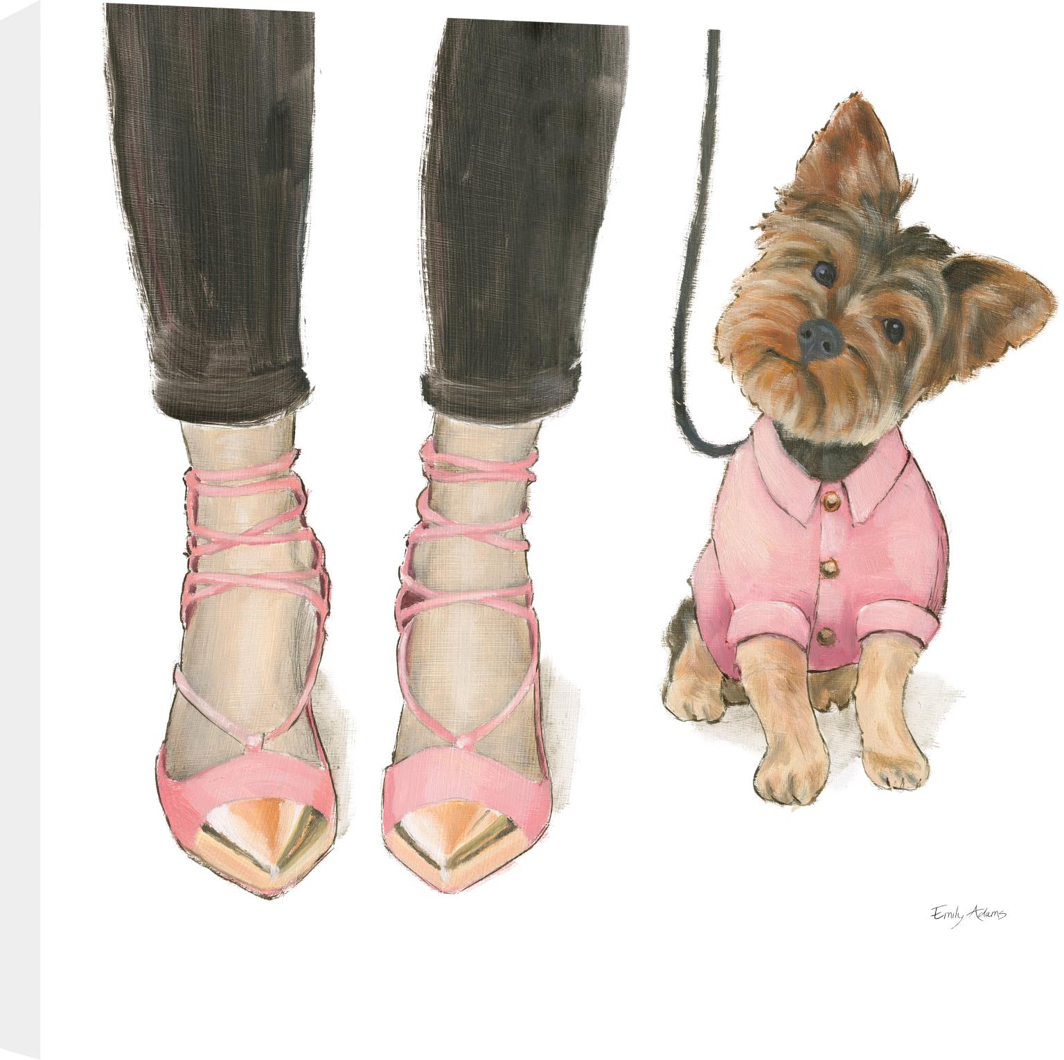 Gallery Wrapped Giclee On Canvas With Glitter Curated Canvas