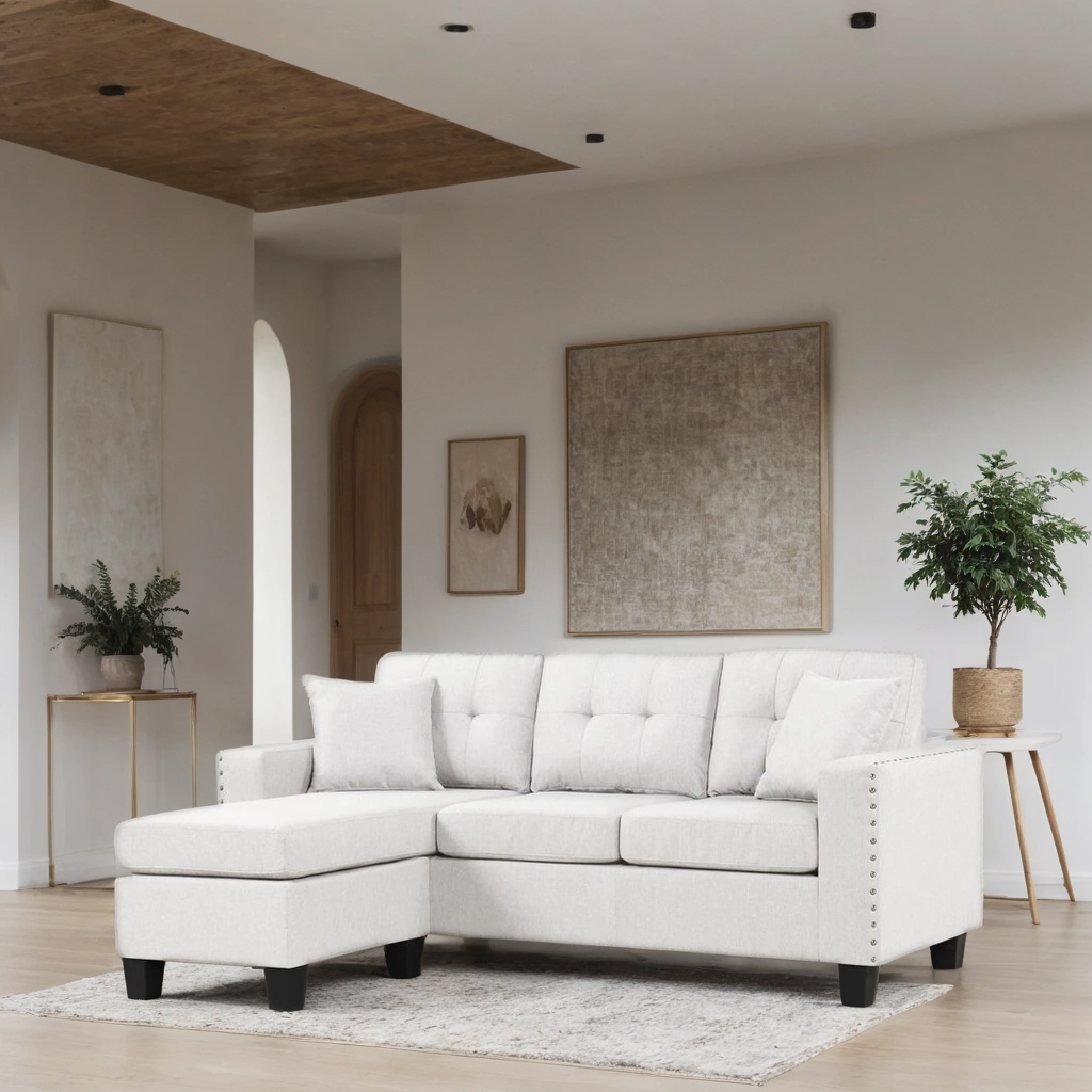 Cris 2-Piece Sectional – Includes Free TV or Area Rug