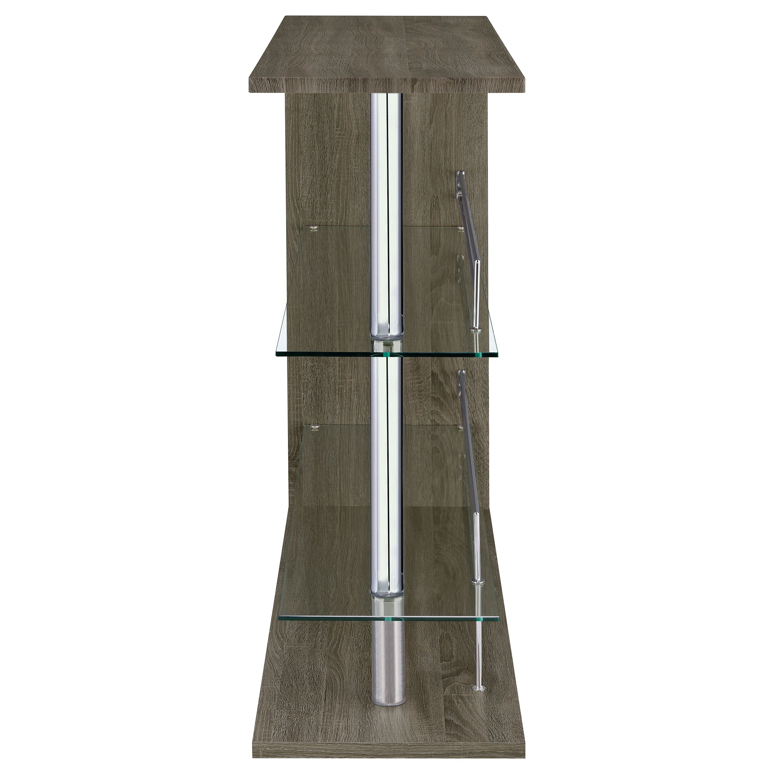 Prescott Rectangular Home Wine Table Black High Gloss