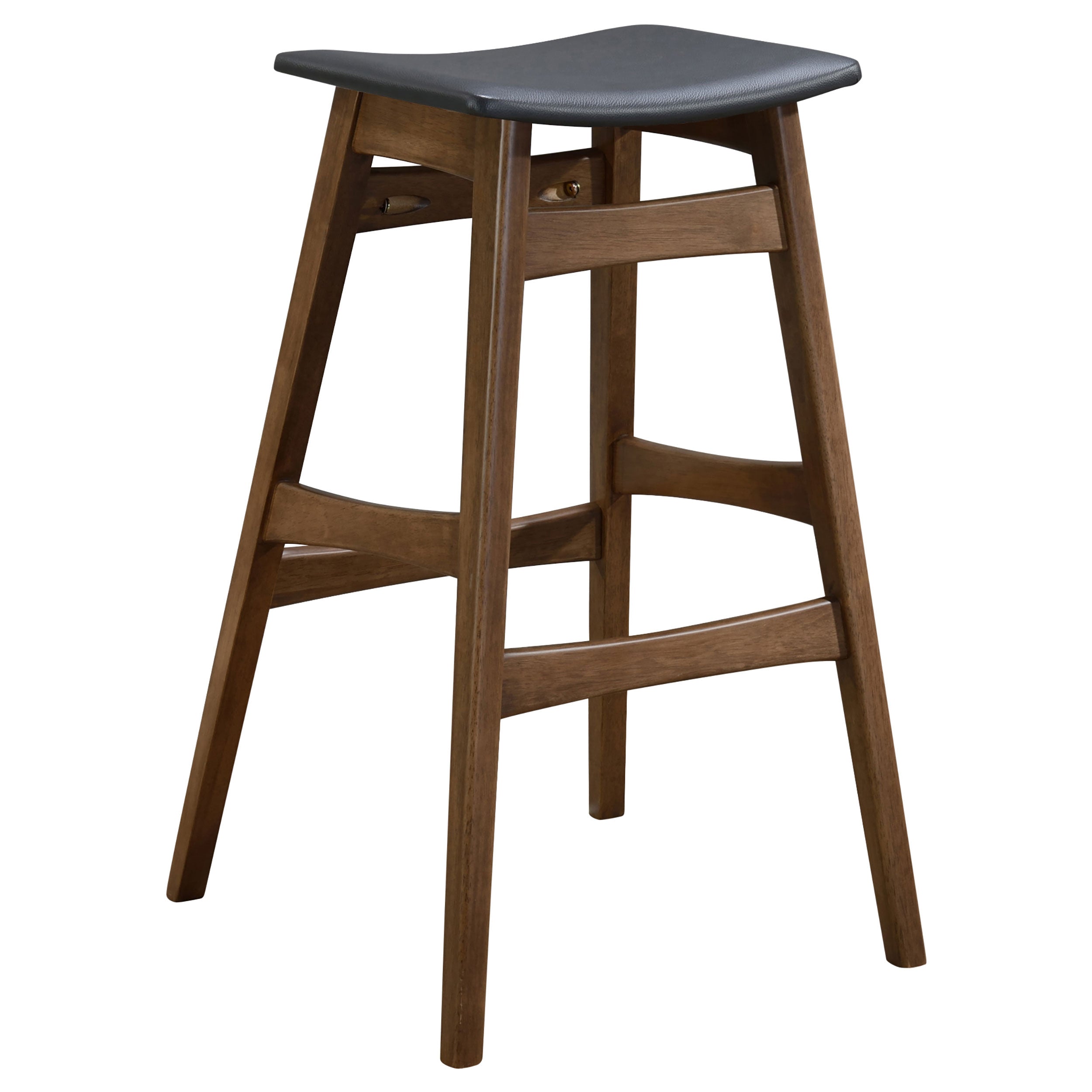 Finnick  Rectangular Pub Height Bar Table Set Walnut