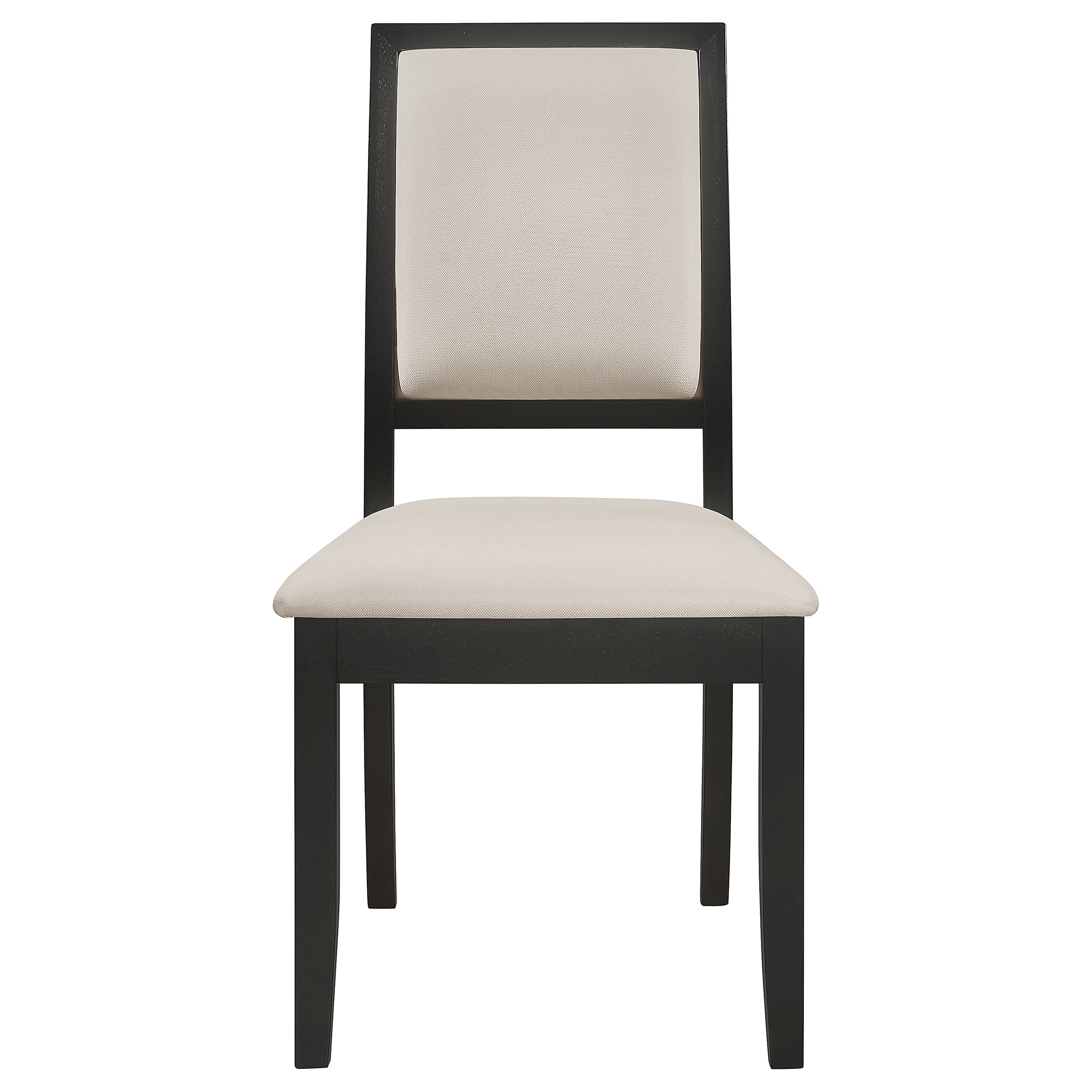 Louise  Rectangular Extension Leaf Dining Set Black
