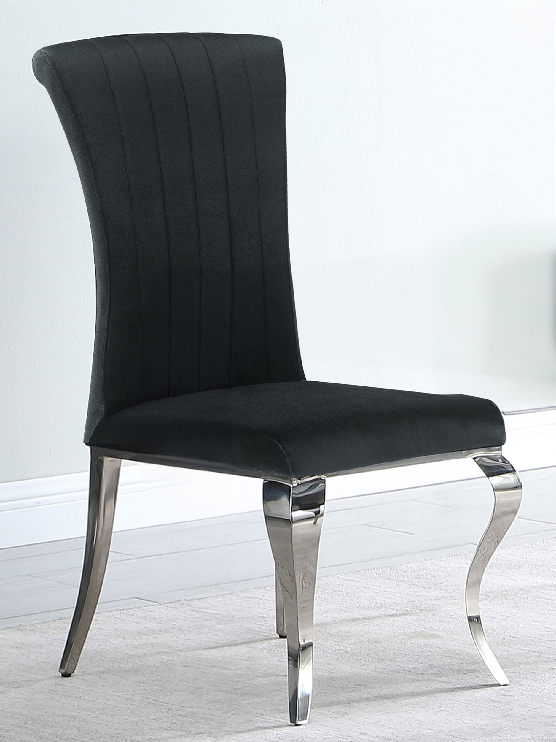 Betty Velvet Upholstered Dining Chair Ink Blue (Set of 4)
