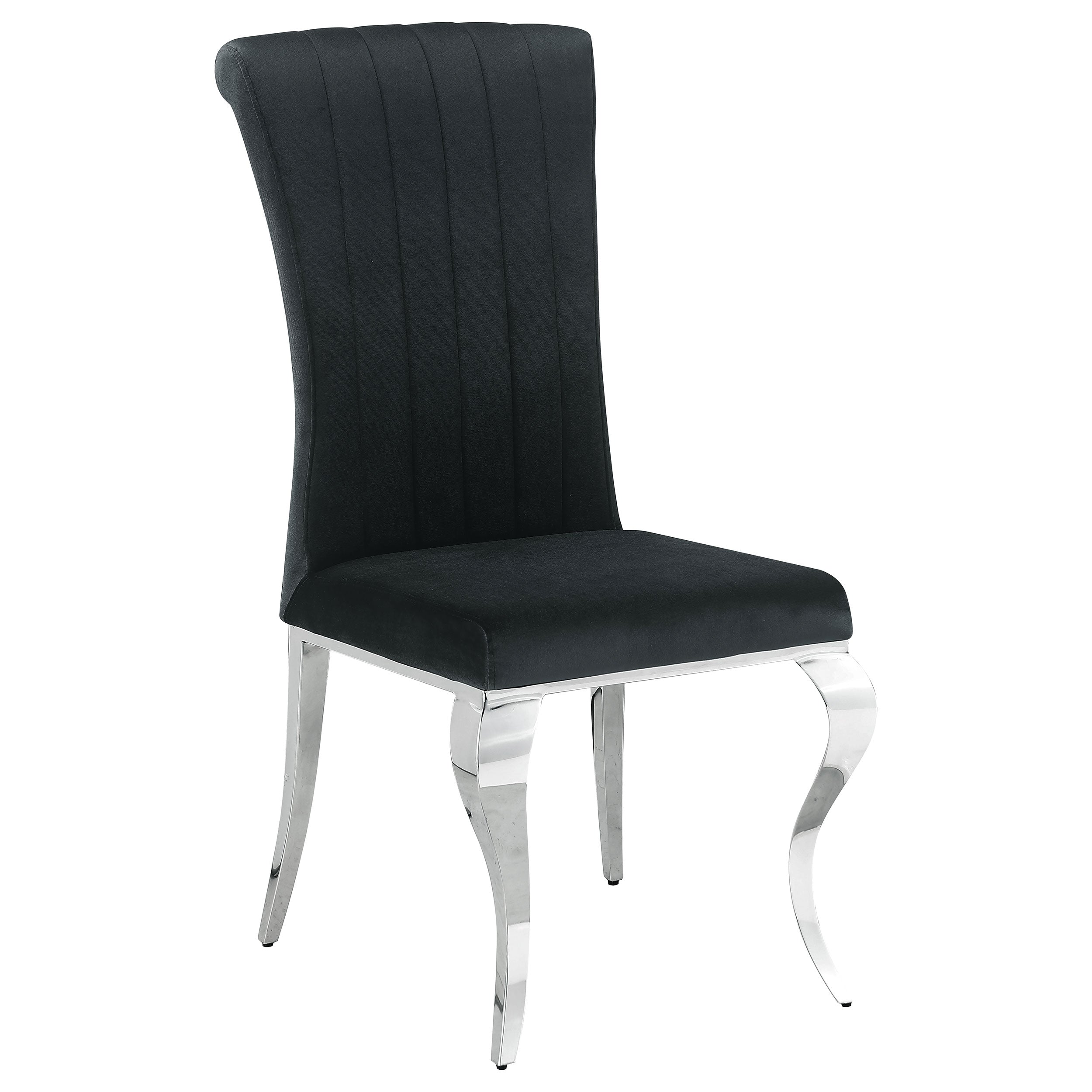 Betty Velvet Upholstered Dining Chair Ink Blue (Set of 4)