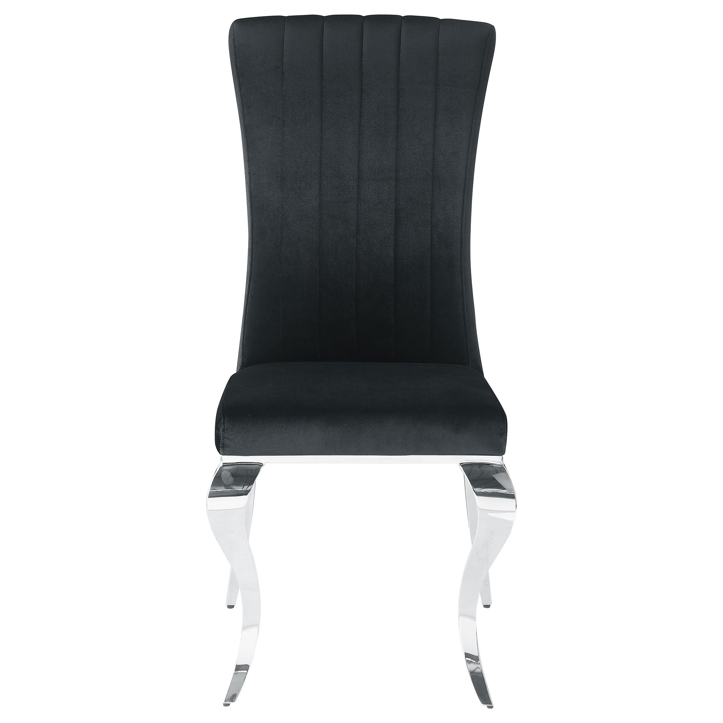 Betty Velvet Upholstered Dining Chair Ink Blue (Set of 4)