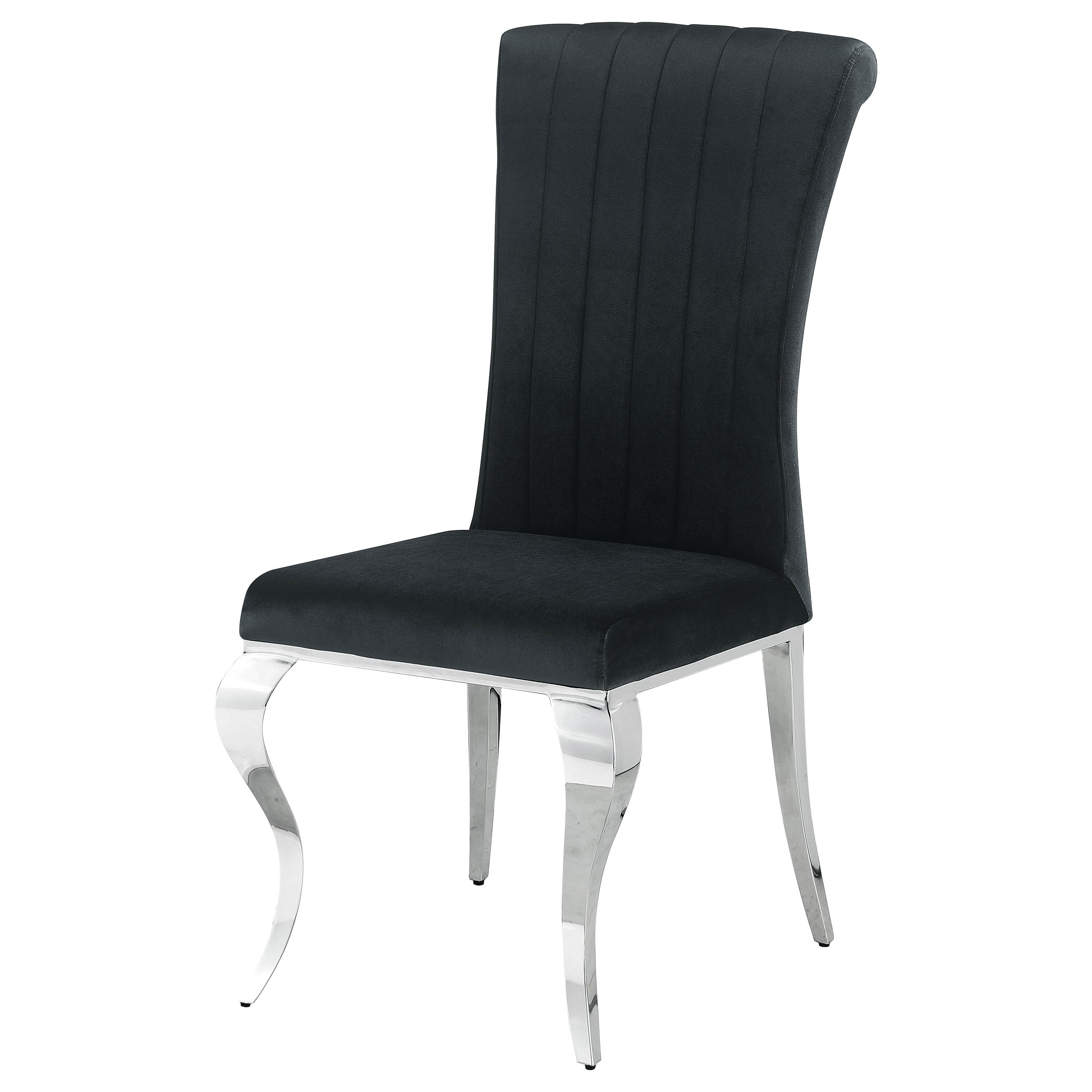Betty Velvet Upholstered Dining Chair Ink Blue (Set of 4)