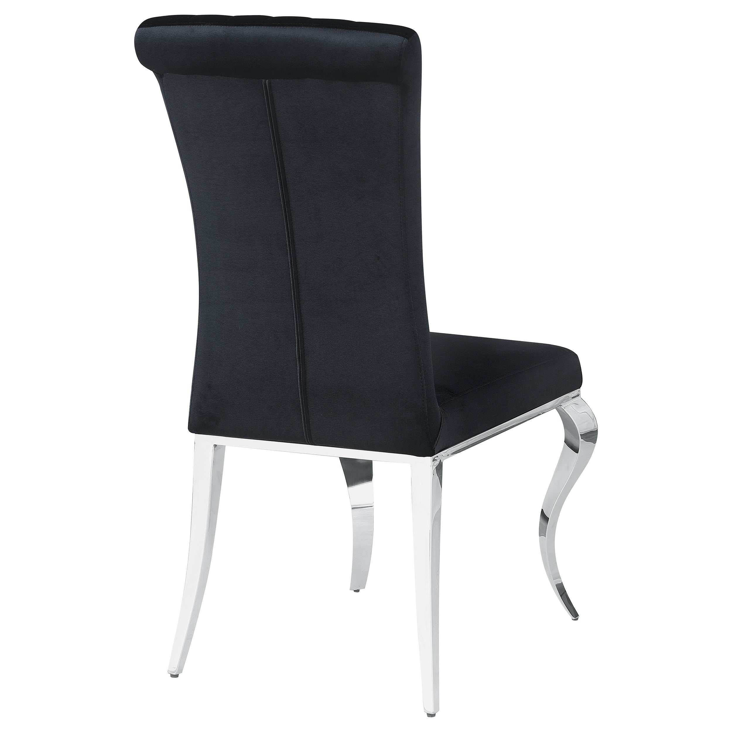Betty Velvet Upholstered Dining Chair Ink Blue (Set of 4)