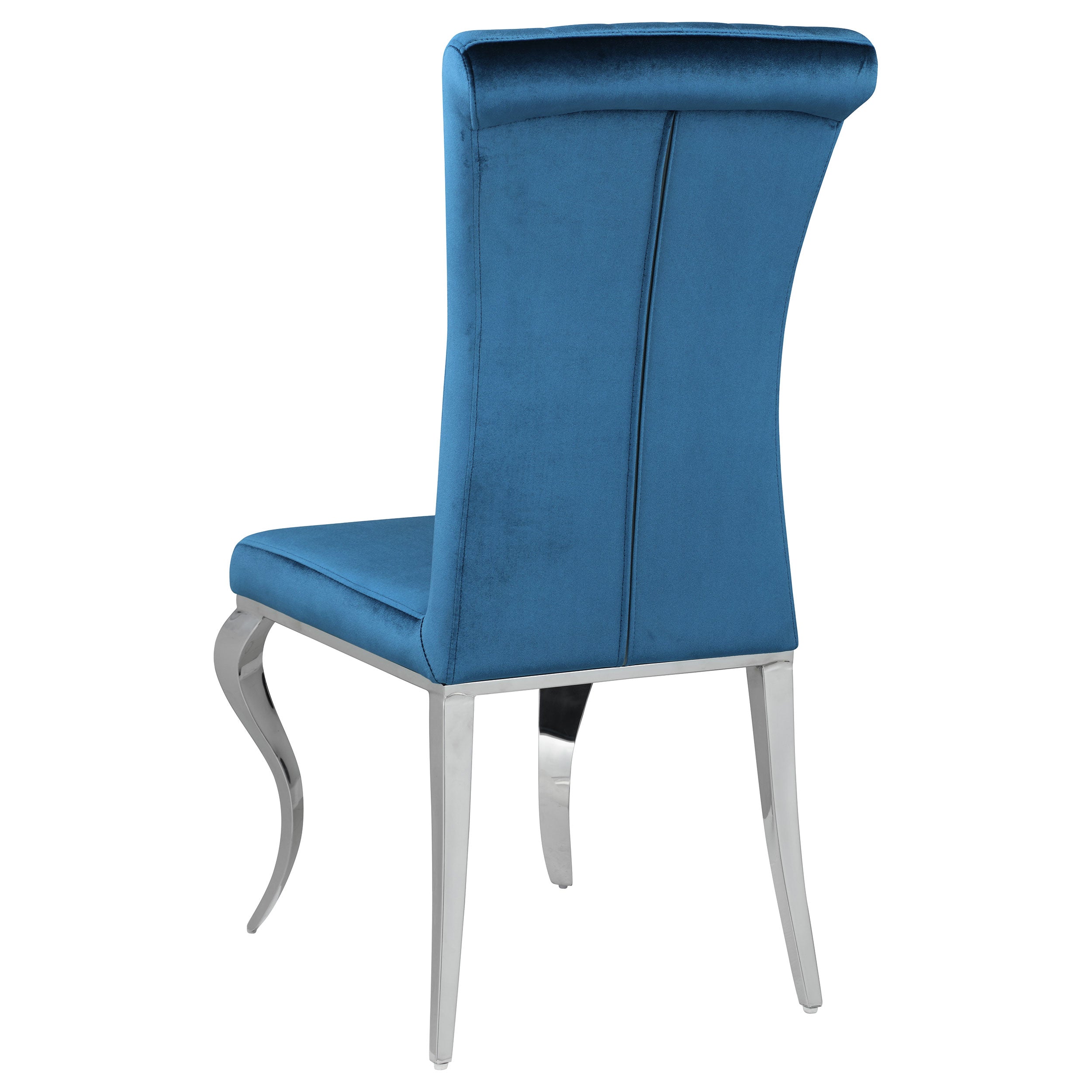 Betty Velvet Upholstered Dining Chair Ink Blue (Set of 4)