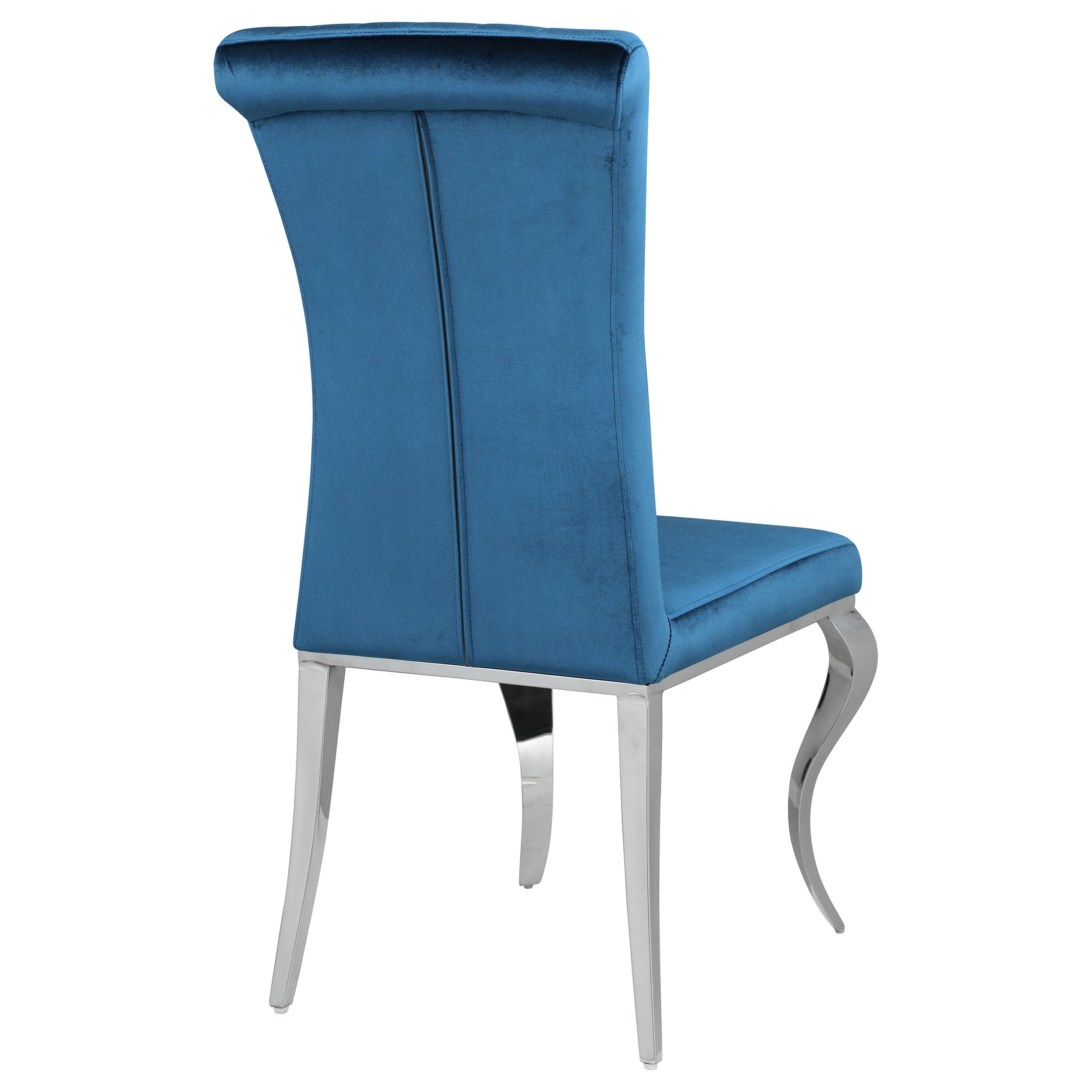 Betty Velvet Upholstered Dining Chair Ink Blue (Set of 4)