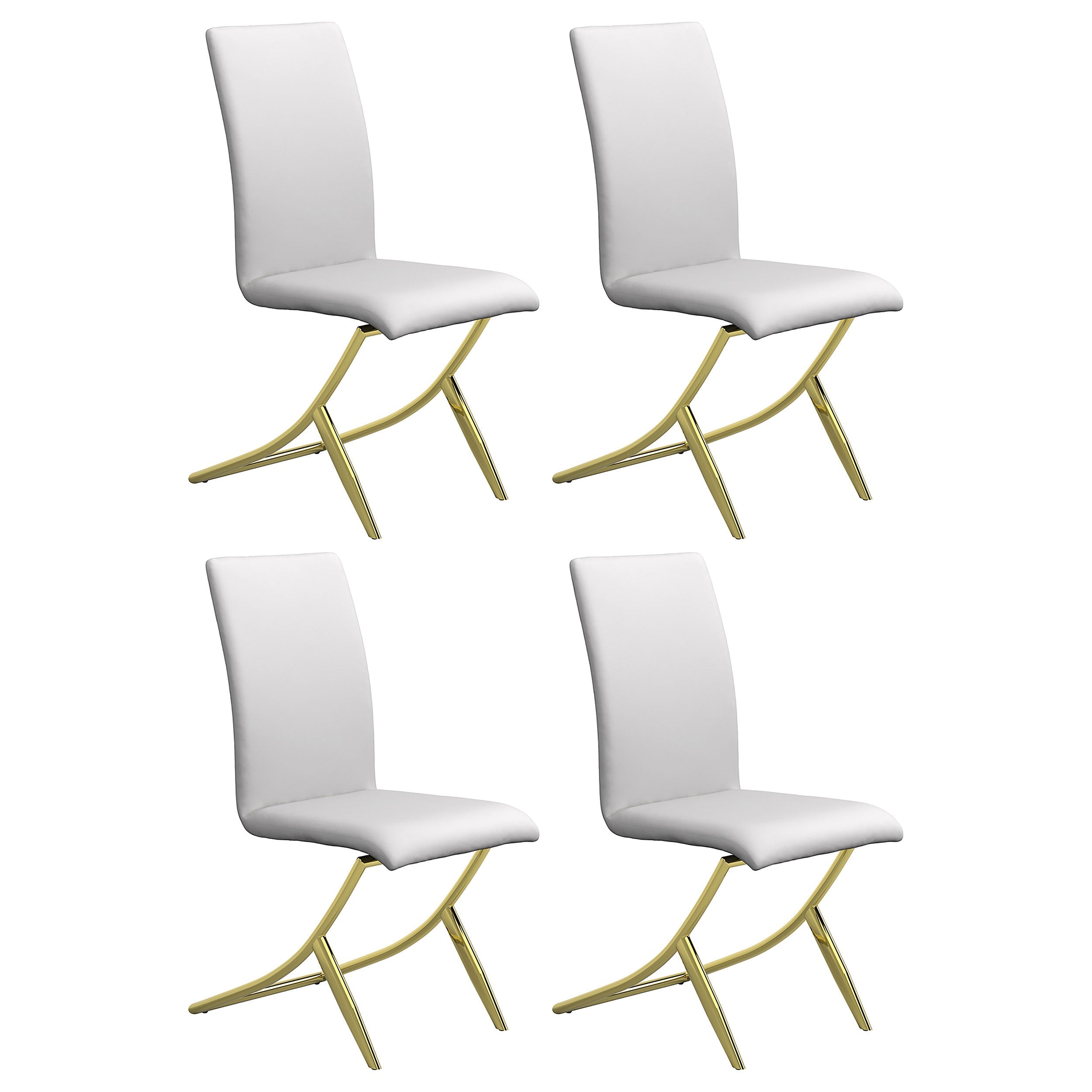 Carmelia Upholstered Dining Side Chair Black (Set of 4)