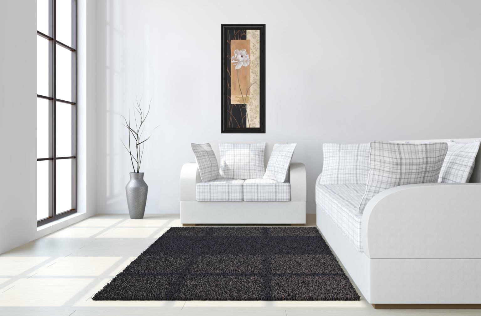 Black & Gold I By Carol Robinson 18X42 Framed Print