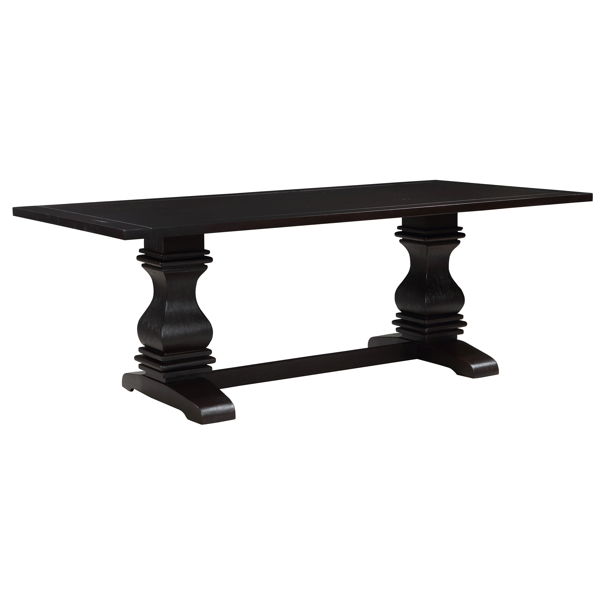 Parkins  Rectangular Dining Table Set Rustic Espresso