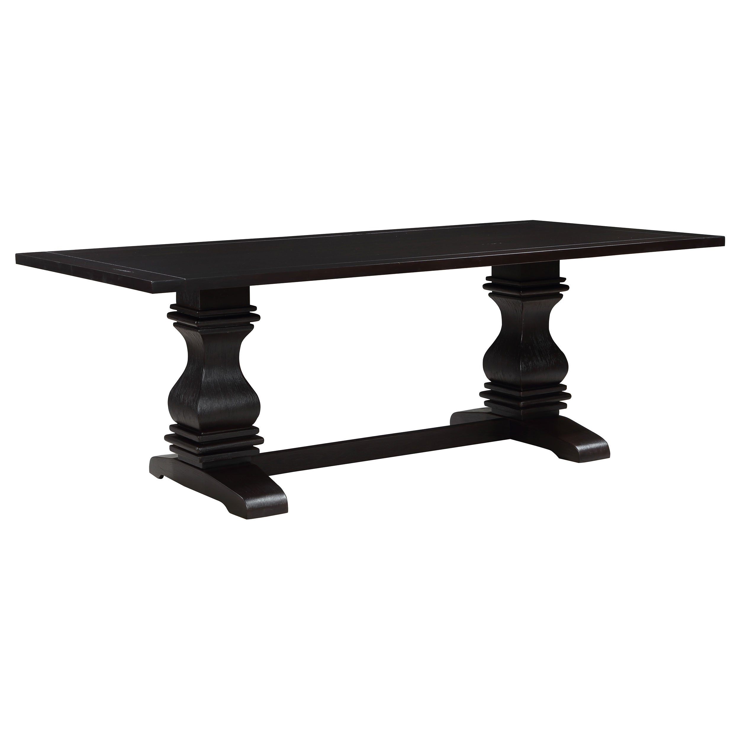 Parkins  Rectangular Dining Table Set Rustic Espresso