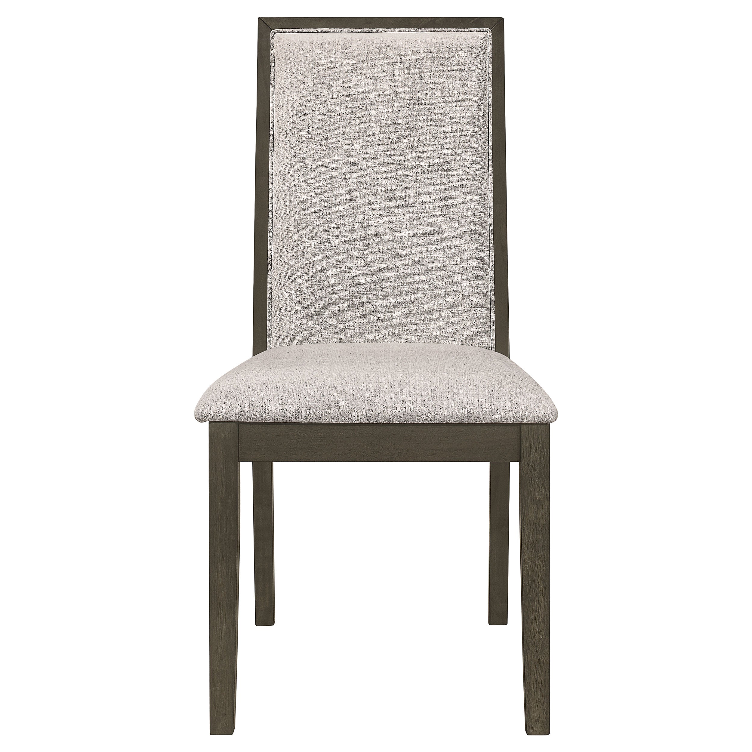 Kelly  Rectangular Dining Table Set Dark Grey
