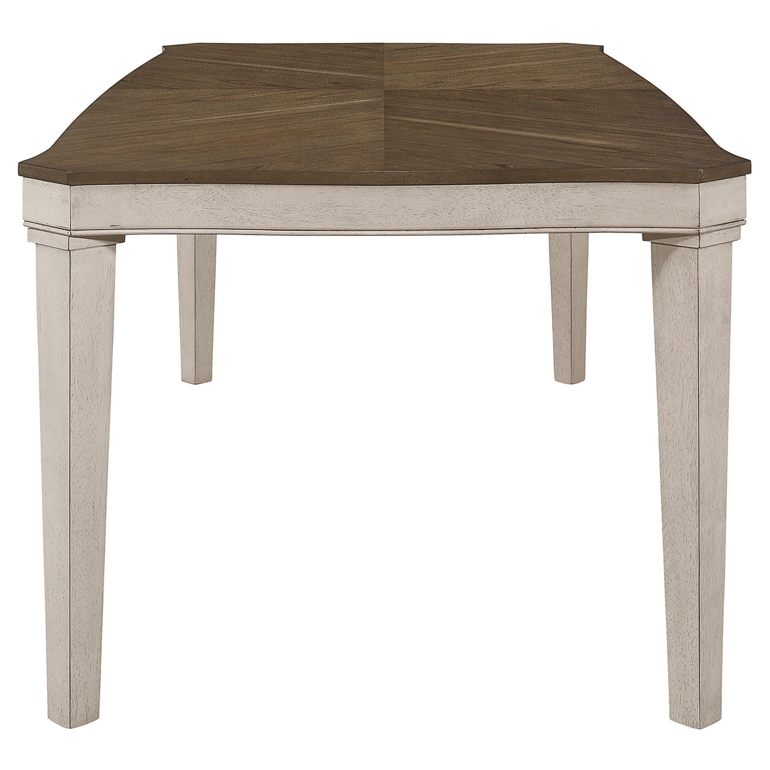 Ronnie  Rectangular Dining Table Set Rustic Cream