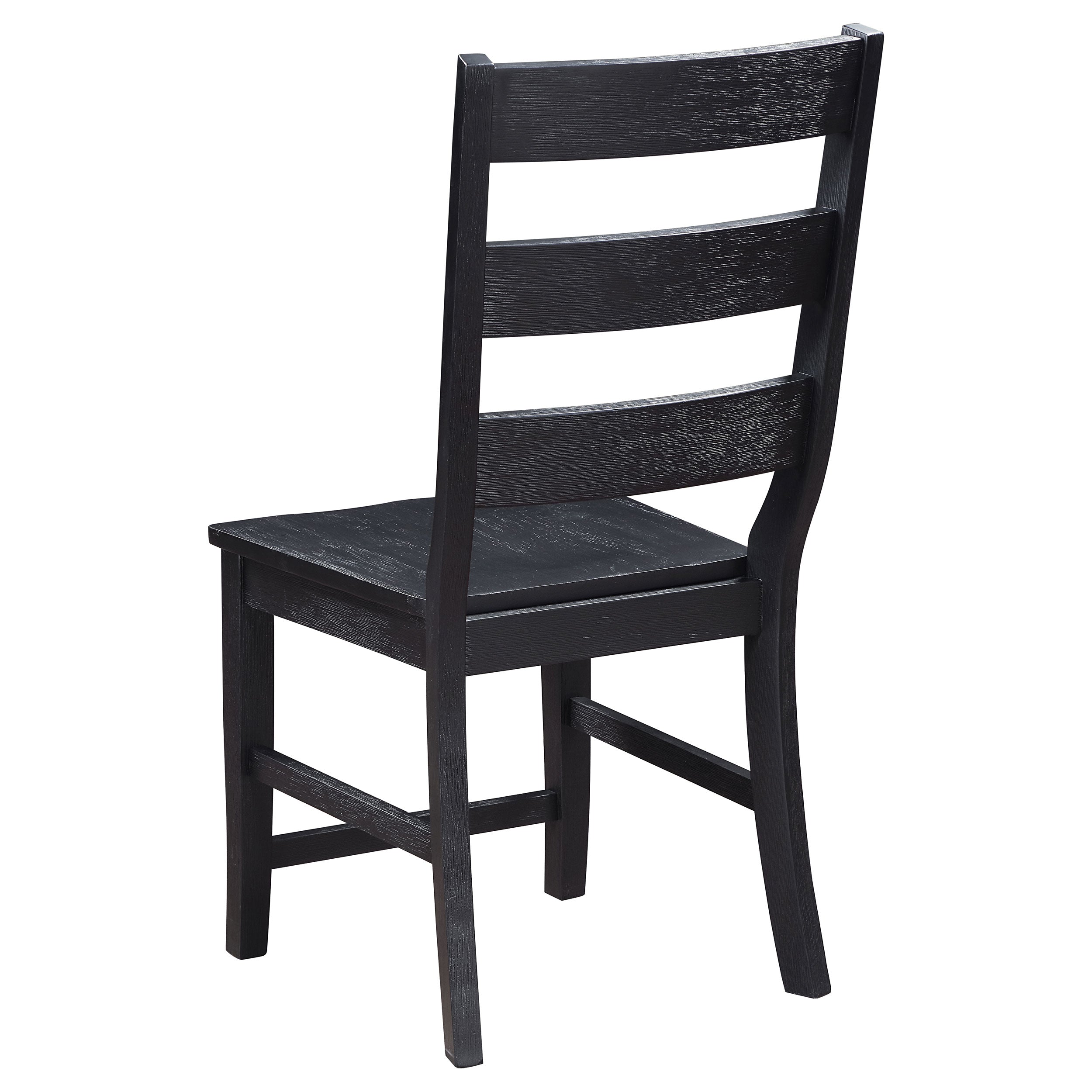Newport  Rectangular Trestle Dining Table Set Black