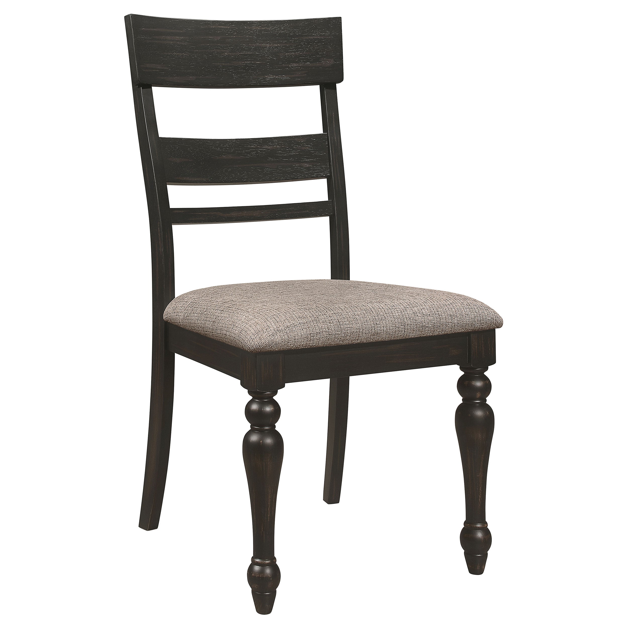 Bridget  Rectangular Dining Set Charcoal Sand Through