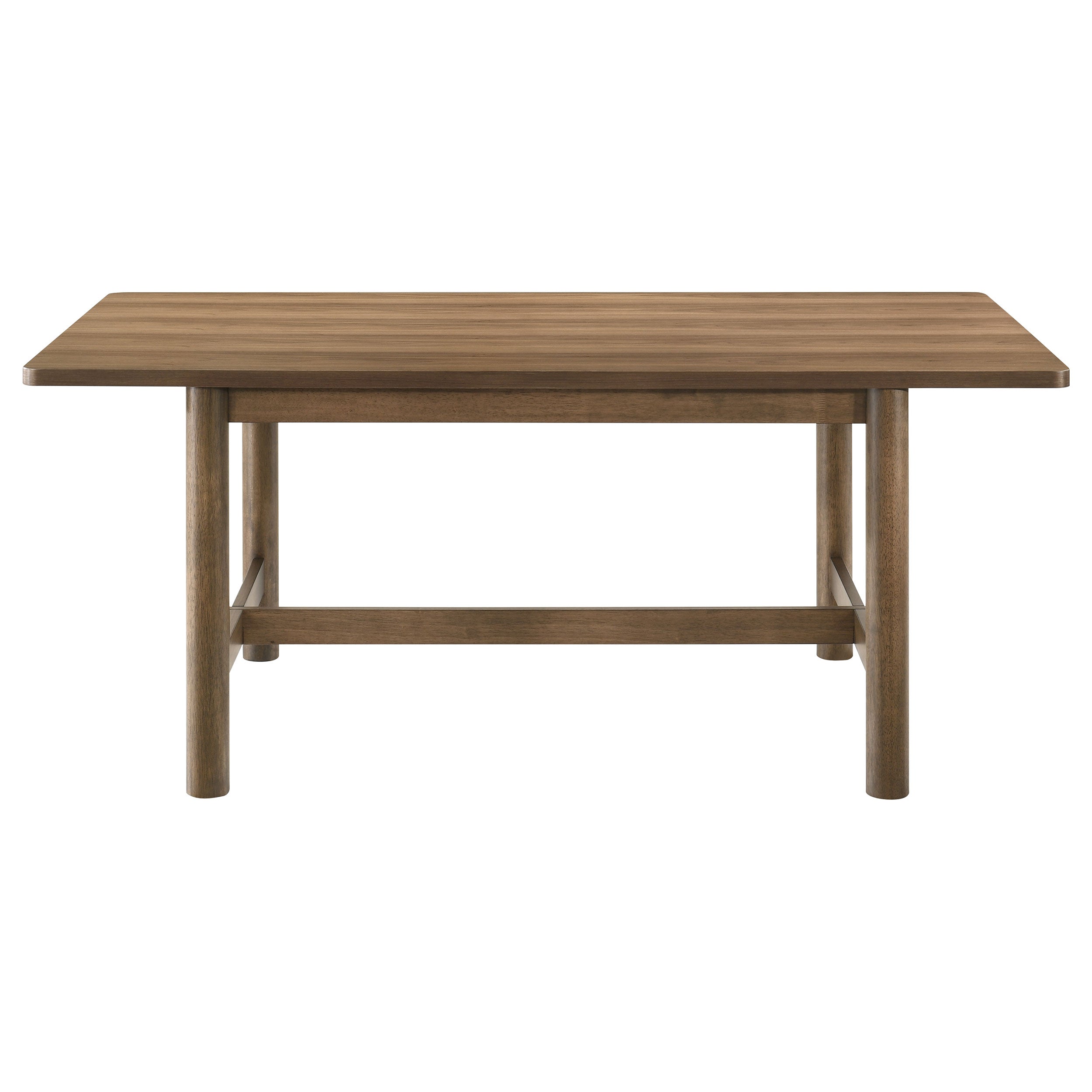 Crestmore  46-inch Round Wood Dining Table Set Walnut