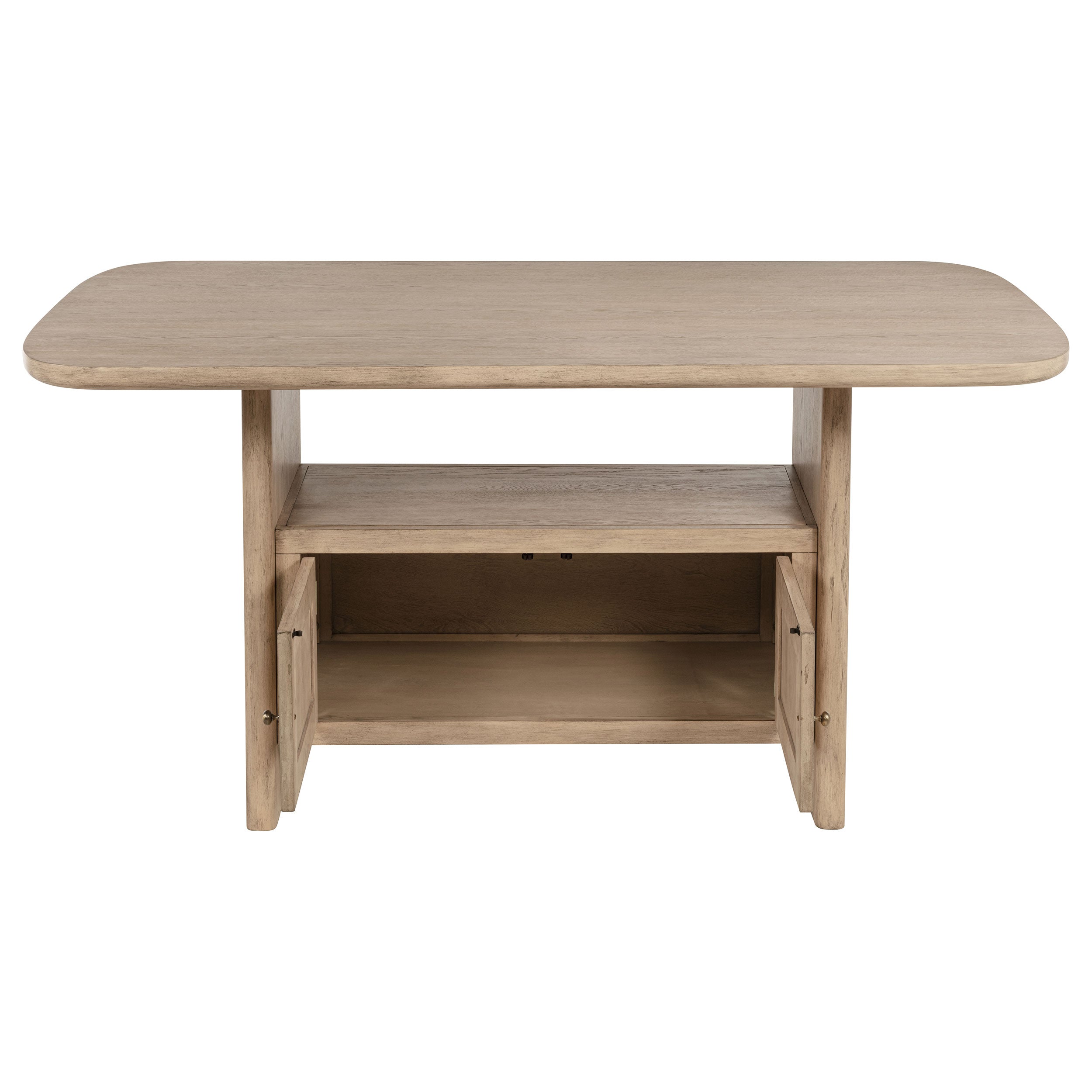 Kailani  Wood Counter Height Dining Set Beige Oak